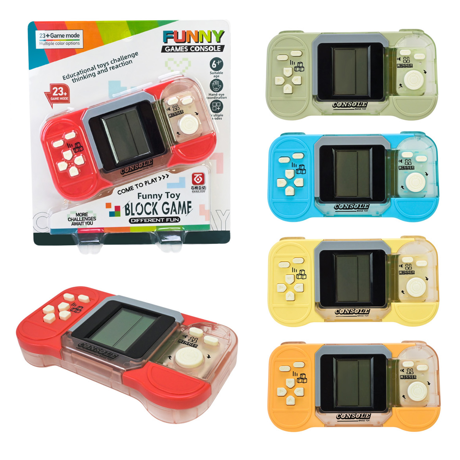 Електронна арт. 323-847A (144шт) 5 кольорів мікс, р-р 14,1*2,8*7,4см, планшет 17,2*3*19,4см