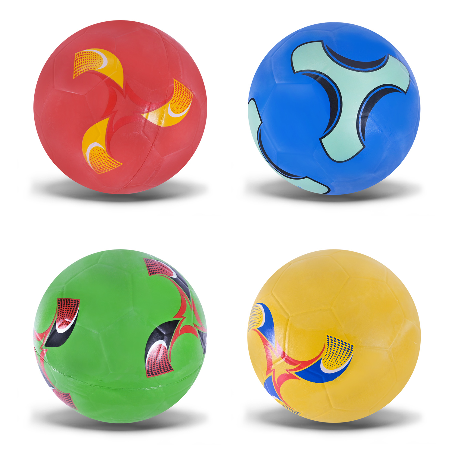 М'яч футбольний  арт. FB24364 (50шт) №4 гумовий, 330 грамів, 4 кольори