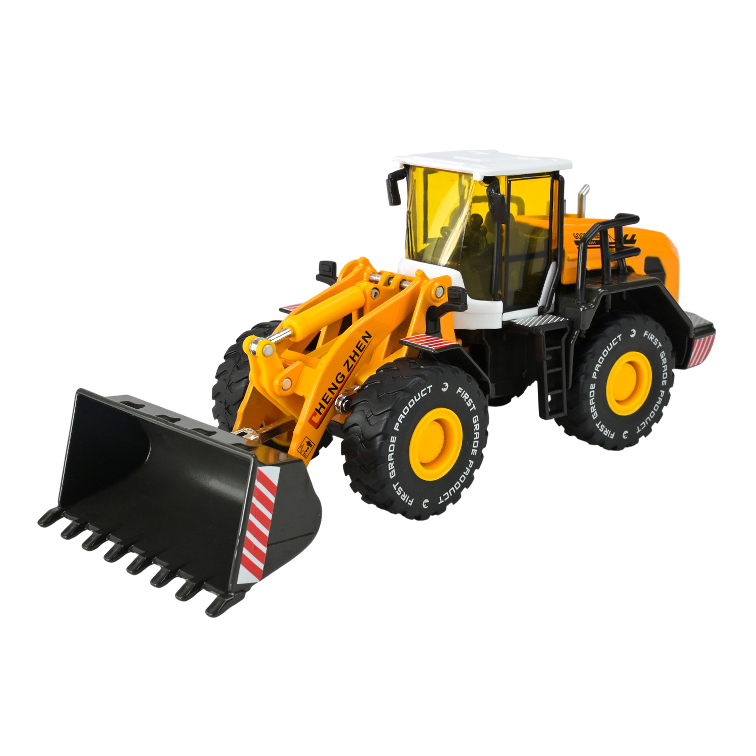 Будтехніка мет. АВТОПРОМ арт.68373(AP7756) (24шт/2), 1:50 Фронтальний навантажувач,рухливі деталі,у короб. 26,5*13,5*8,5см