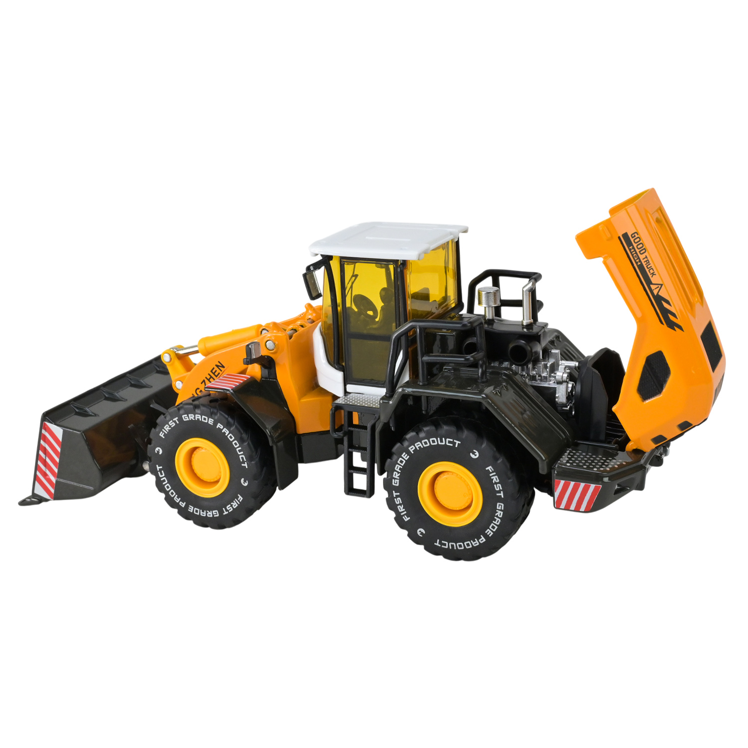 Будтехніка мет. АВТОПРОМ арт.68373(AP7756) (24шт/2), 1:50 Фронтальний навантажувач,рухливі деталі,у короб. 26,5*13,5*8,5см