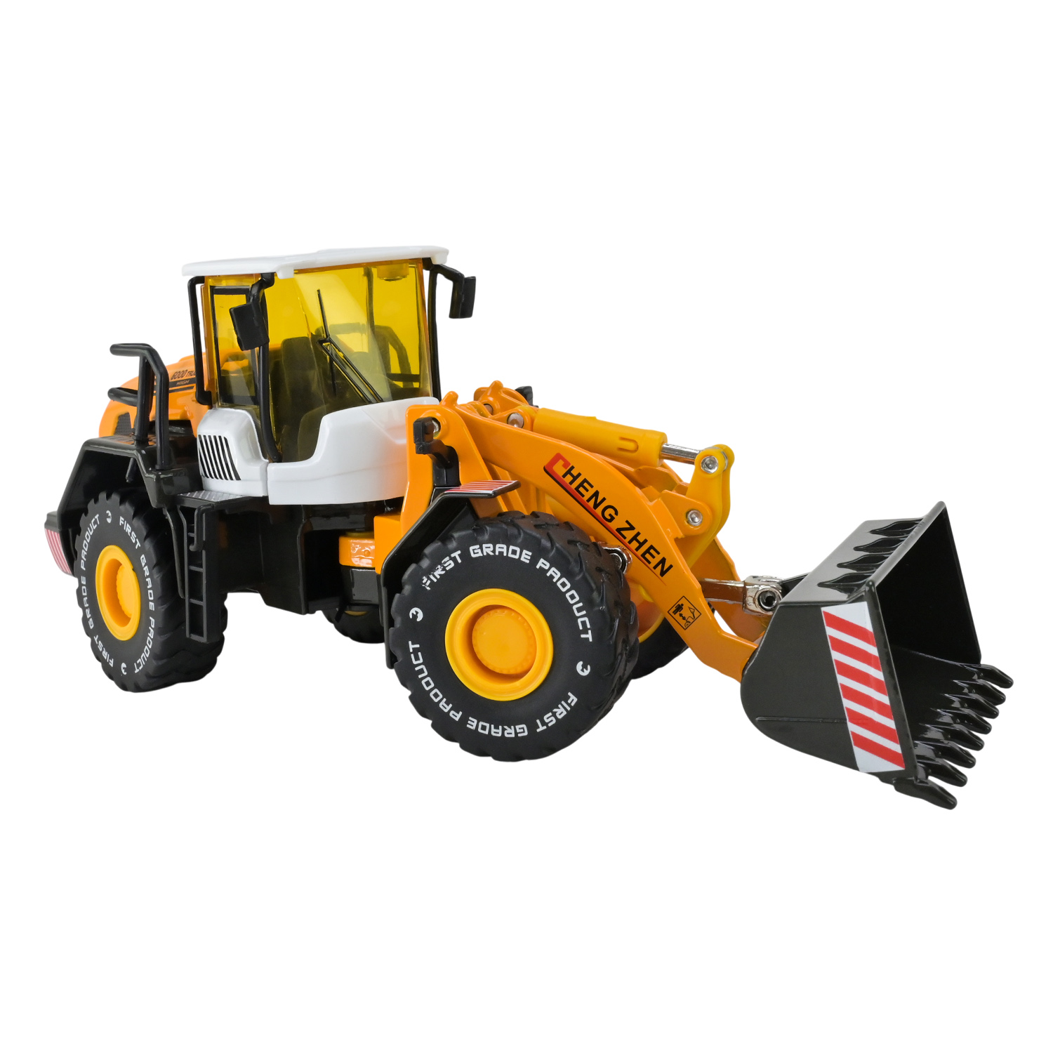 Будтехніка мет. АВТОПРОМ арт.68373(AP7756) (24шт/2), 1:50 Фронтальний навантажувач,рухливі деталі,у короб. 26,5*13,5*8,5см