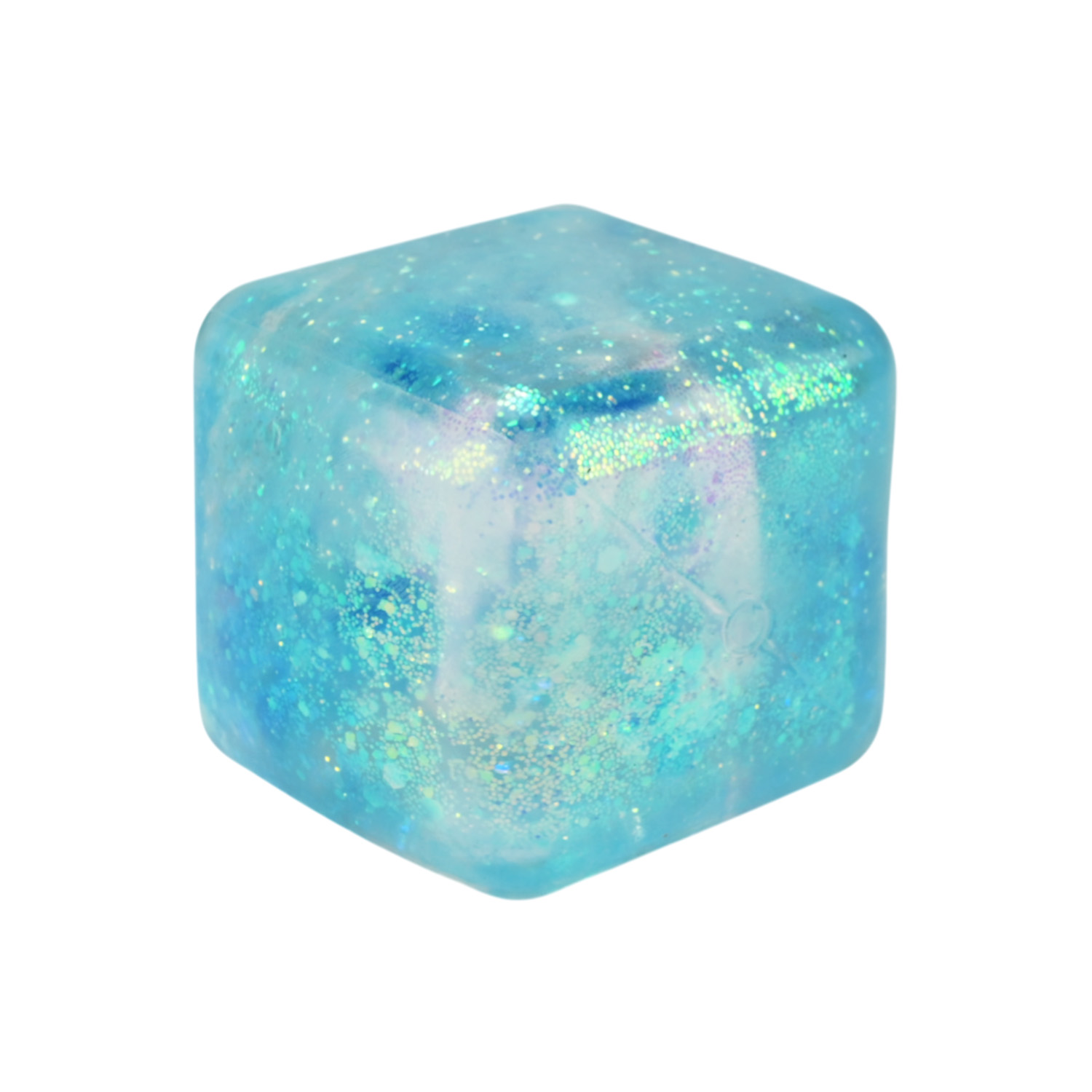 Антистрес YabbaDabba арт. YD2520 (72шт) куб 4 кольори з блискітками 5,5см 12шт дисплей 25,5*18,8*6,3 см