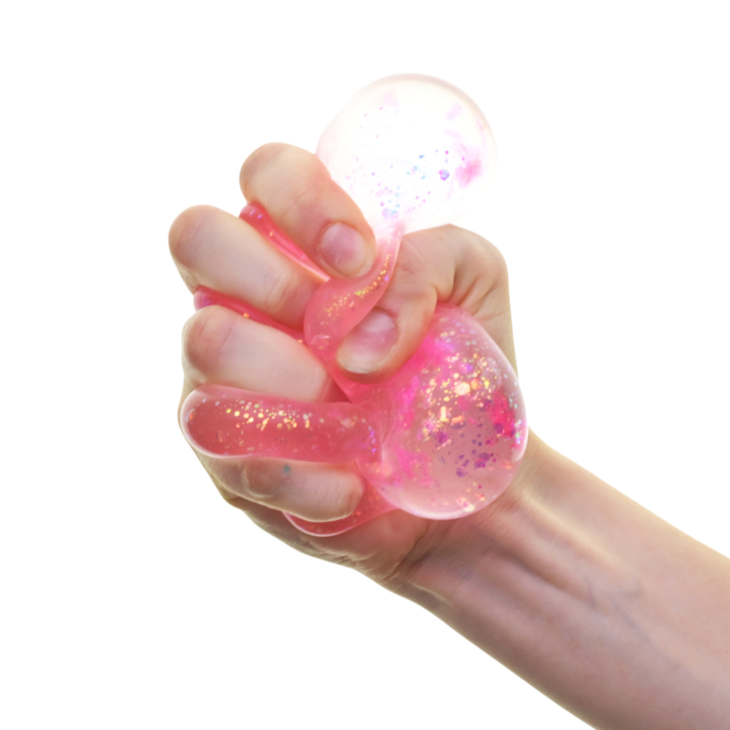 Антистрес YabbaDabba арт. YD2520 (72шт) куб 4 кольори з блискітками 5,5см 12шт дисплей 25,5*18,8*6,3 см