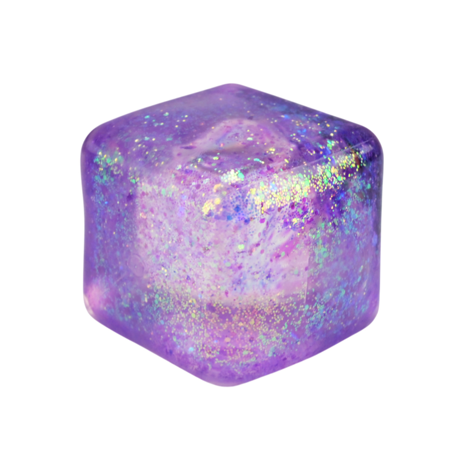 Антистрес YabbaDabba арт. YD2520 (72шт) куб 4 кольори з блискітками 5,5см 12шт дисплей 25,5*18,8*6,3 см