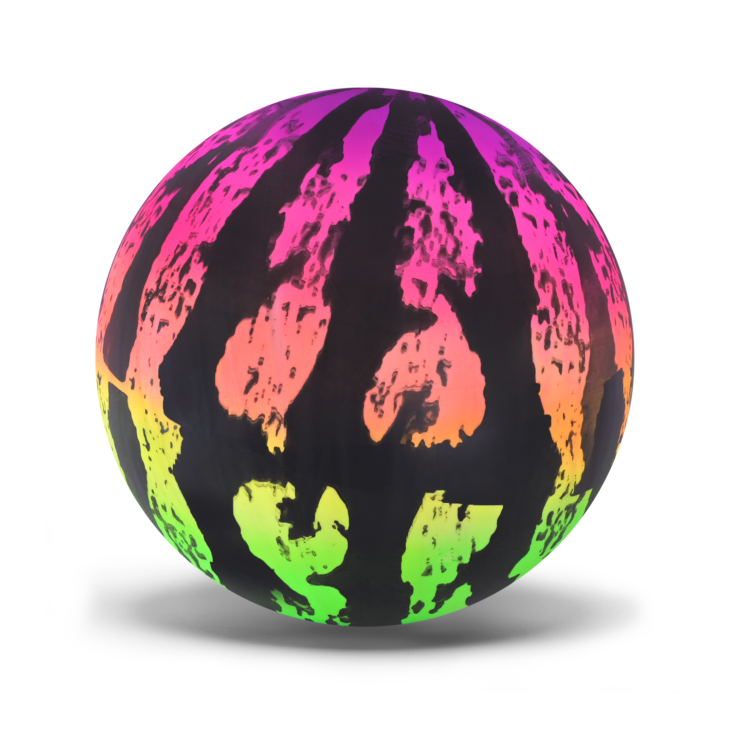 М'яч гумовий арт. RB24373 (600шт) 9'' 60 грамів Кавун у пакеті