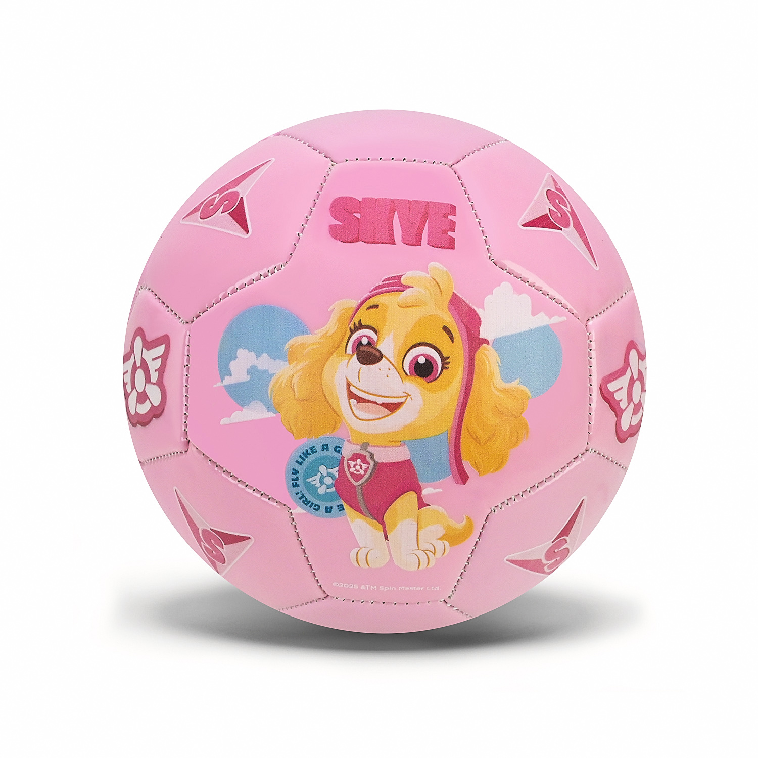 М'яч футбольний арт. PP2510 (200шт)  №2, Paw Patrol PVC 100 гр рожевий