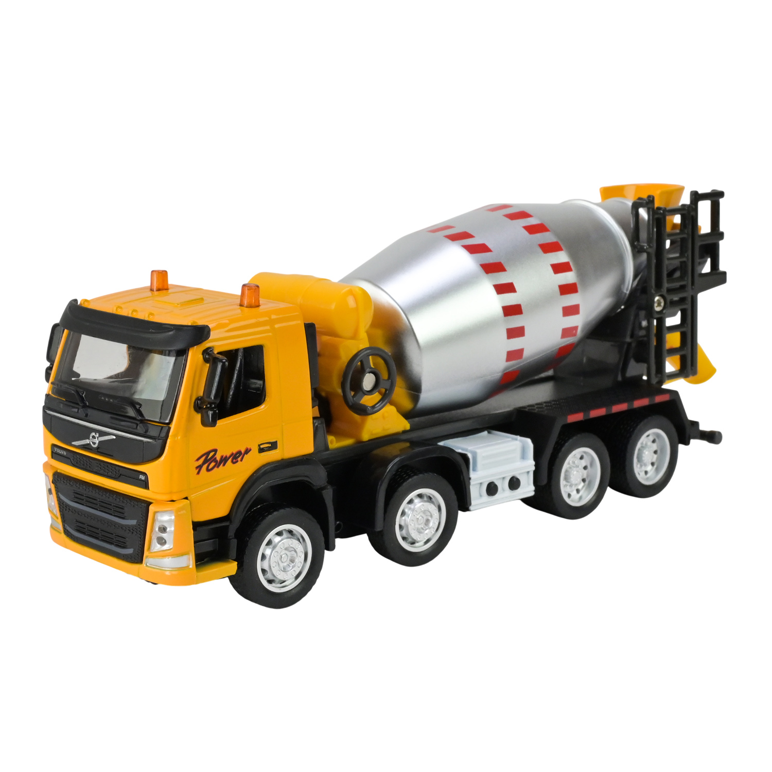 Будтехніка мет. АВТОПРОМ арт.68383(AP7759) (32шт/2), 1:50 VOLVO Автобетонозмішувач, бат,світло,звук,рухливі деталі,у короб. 28*14*10см