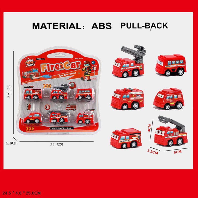 Набір транспорту арт. 265-17C (120шт/2)   6машинок планш. 24,5*4,8*26,5см