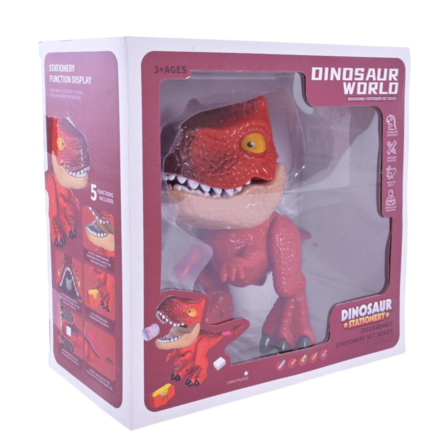 Набір для малювання арт. 978S01-1/2/3/4 (48шт) точила, олівець, степлер, гумка, гнучка лінійка, р-р18*9*15см,короб.20,5*10*20,5см