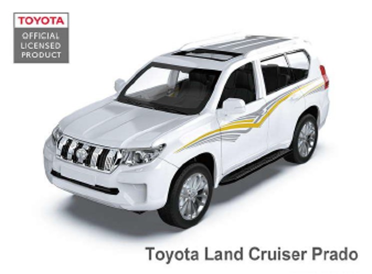 Іграшка машина мет. АВТОПРОМ арт. 10002 (48шт/2) 5 inch,3 кольори Toyota Land Cruiser Prado, відкр.двері, у кор.16,5*7*8см