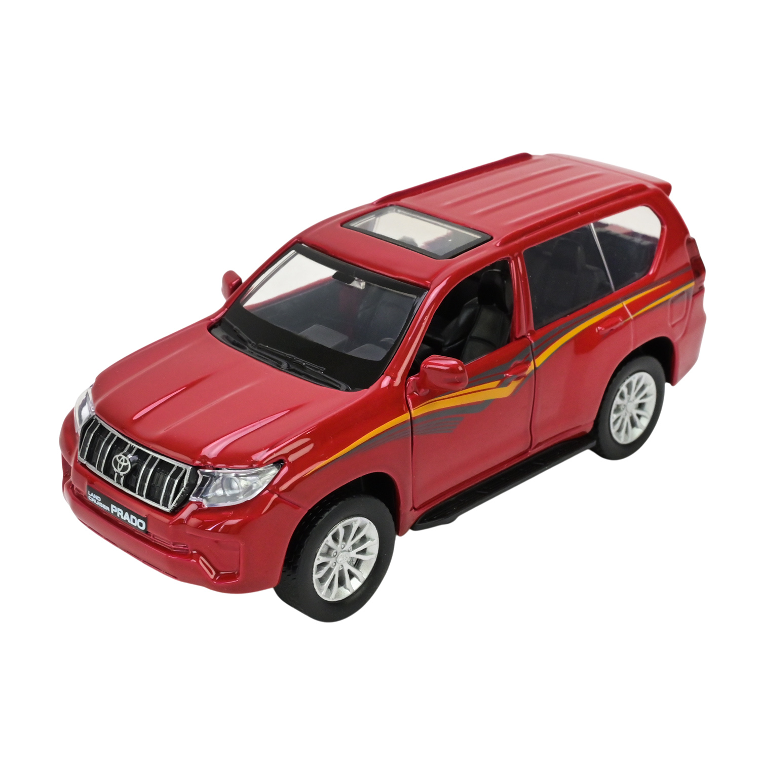 Іграшка машина мет. АВТОПРОМ арт. 10002 (48шт/2) 5 inch,3 кольори Toyota Land Cruiser Prado, відкр.двері, у кор.16,5*7*8см