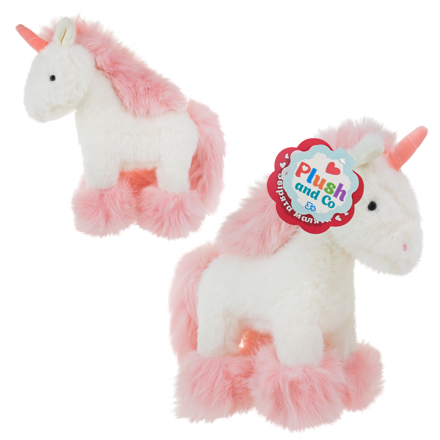 М'яка іграшка Plush and Co арт. PLC25019 (96шт) рожевий єдиноріг 28см