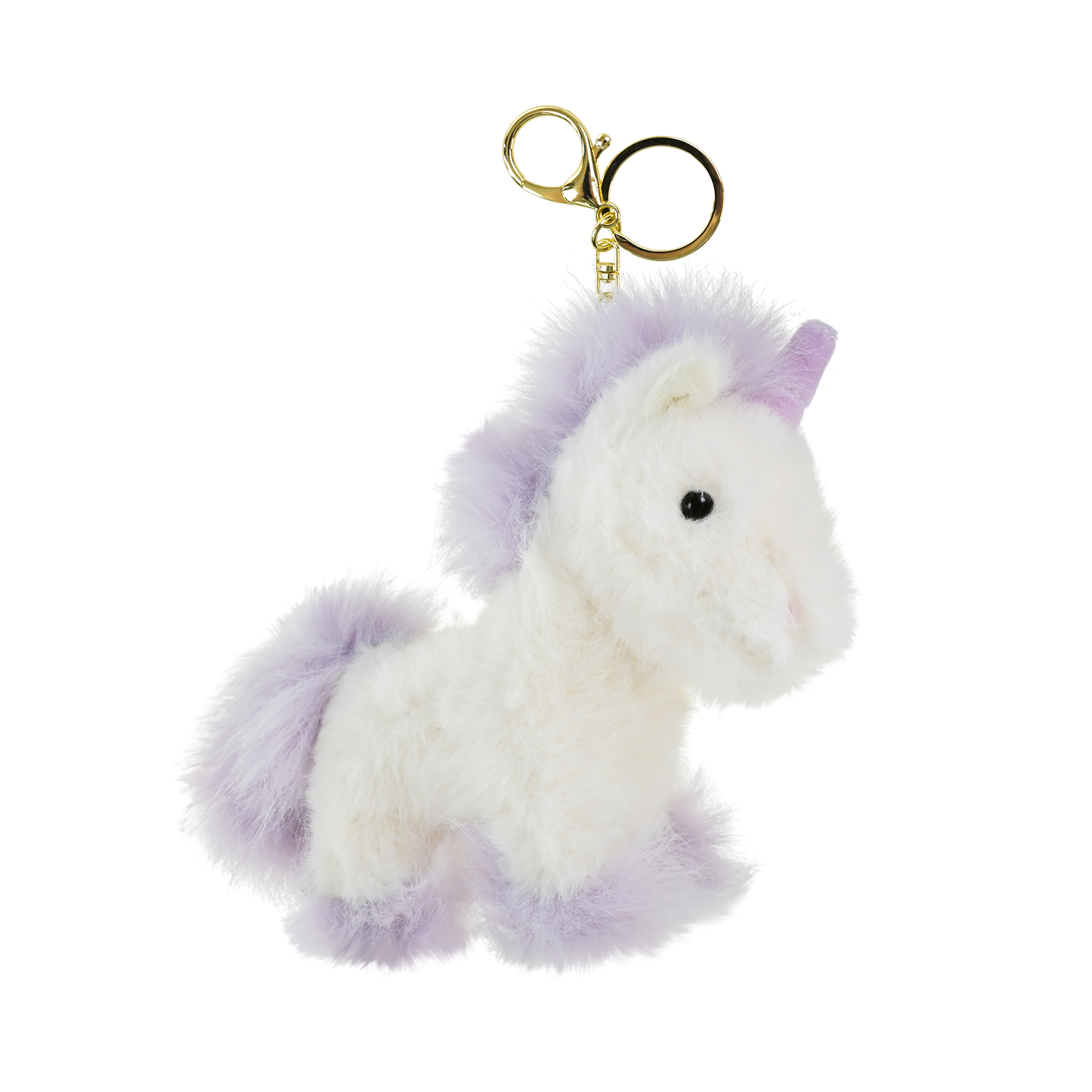 М'яка іграшка Plush and Co арт. PLC25023 (200шт) бузковий єдиноріг брелок 15см