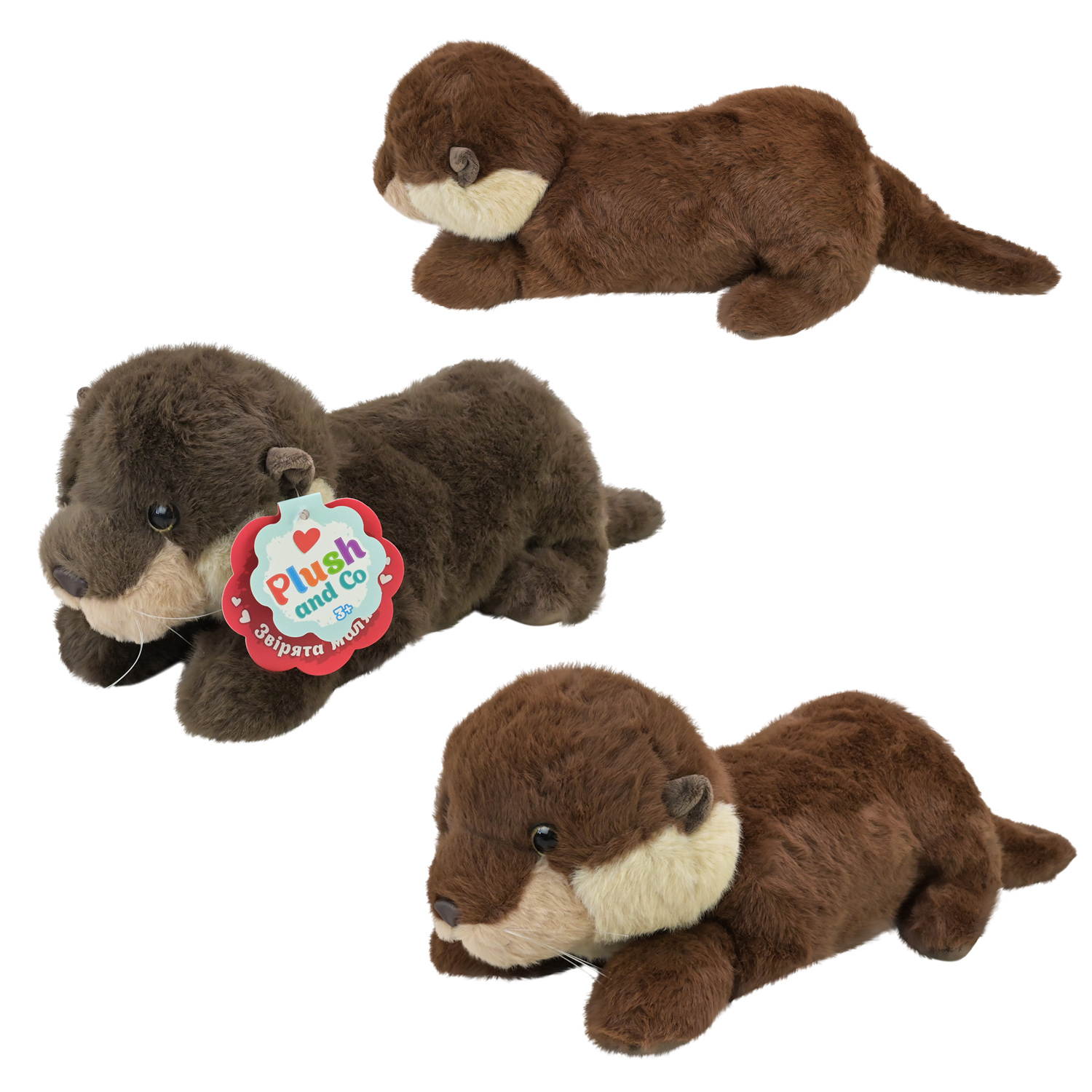 М'яка іграшка Plush and Co арт. PLC25024 (40шт) видреня 36 см 2 мікс