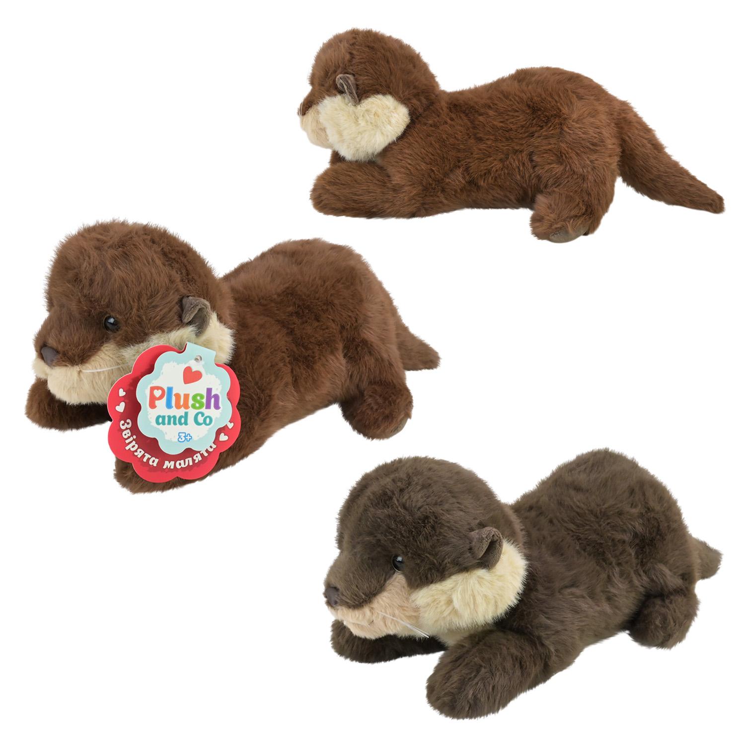 М'яка іграшка Plush and Co арт. PLC25025 (60шт) видреня 26см 2 мікс