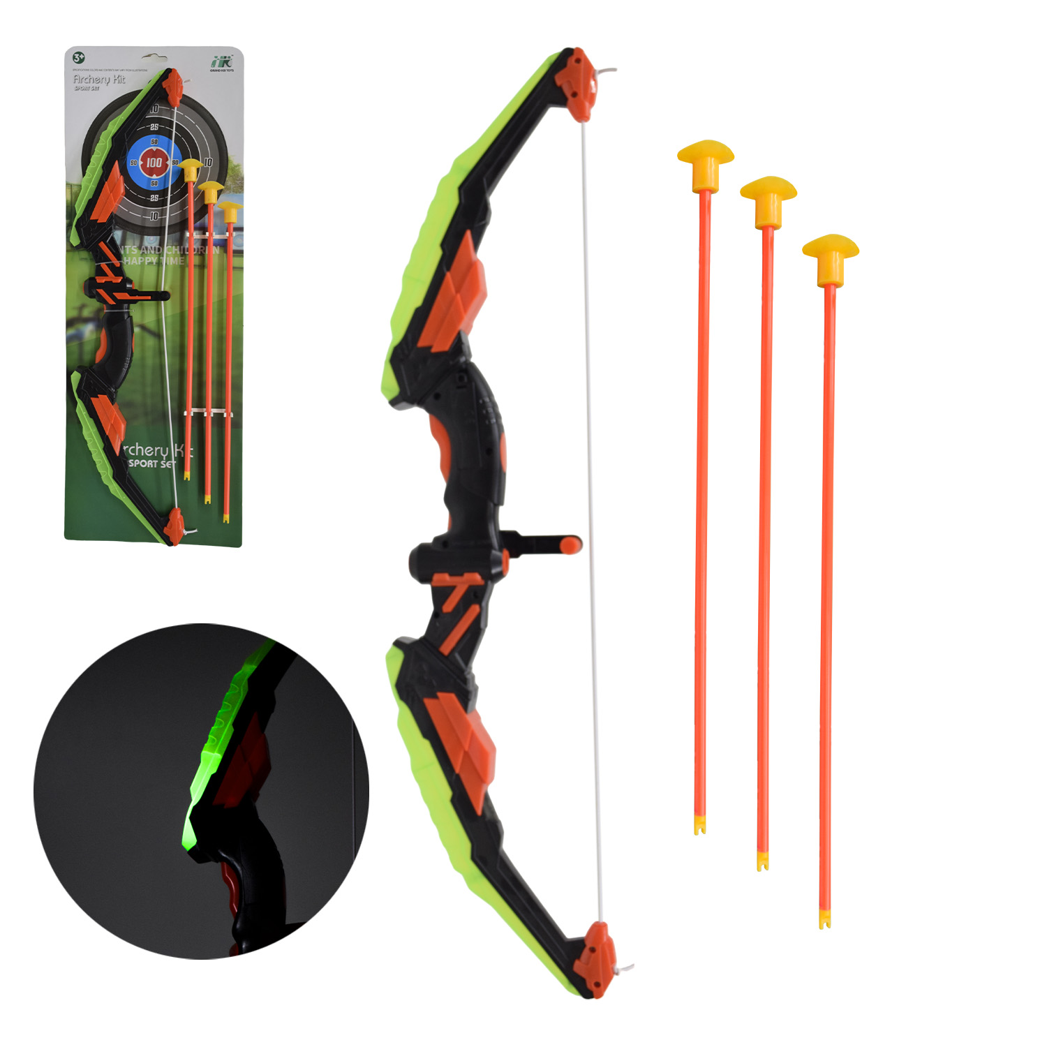 Арбалет арт. 988-670D (24шт/2)  батар.  планш. 54*4*66,4см