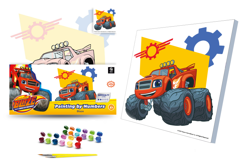 Набір для розпису по номерах 30х30 см QB913-001 "Блиск" qbee