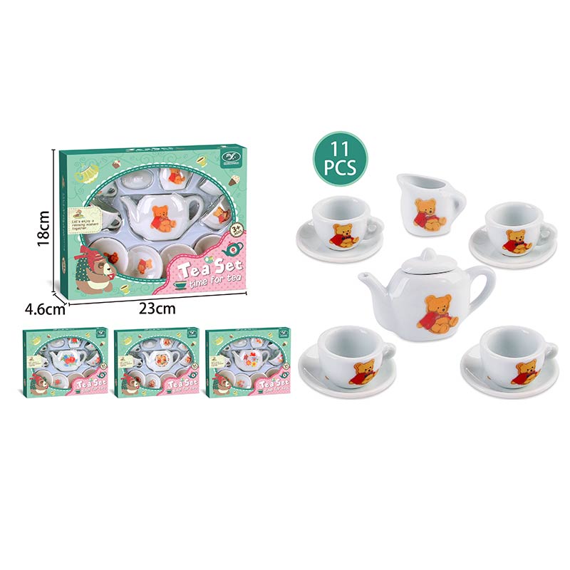 Посуд  арт. 868-E2 (96шт/2)   мікс малюнків, порцеляна, чайний сервіз короб. 18*4,6*23 см