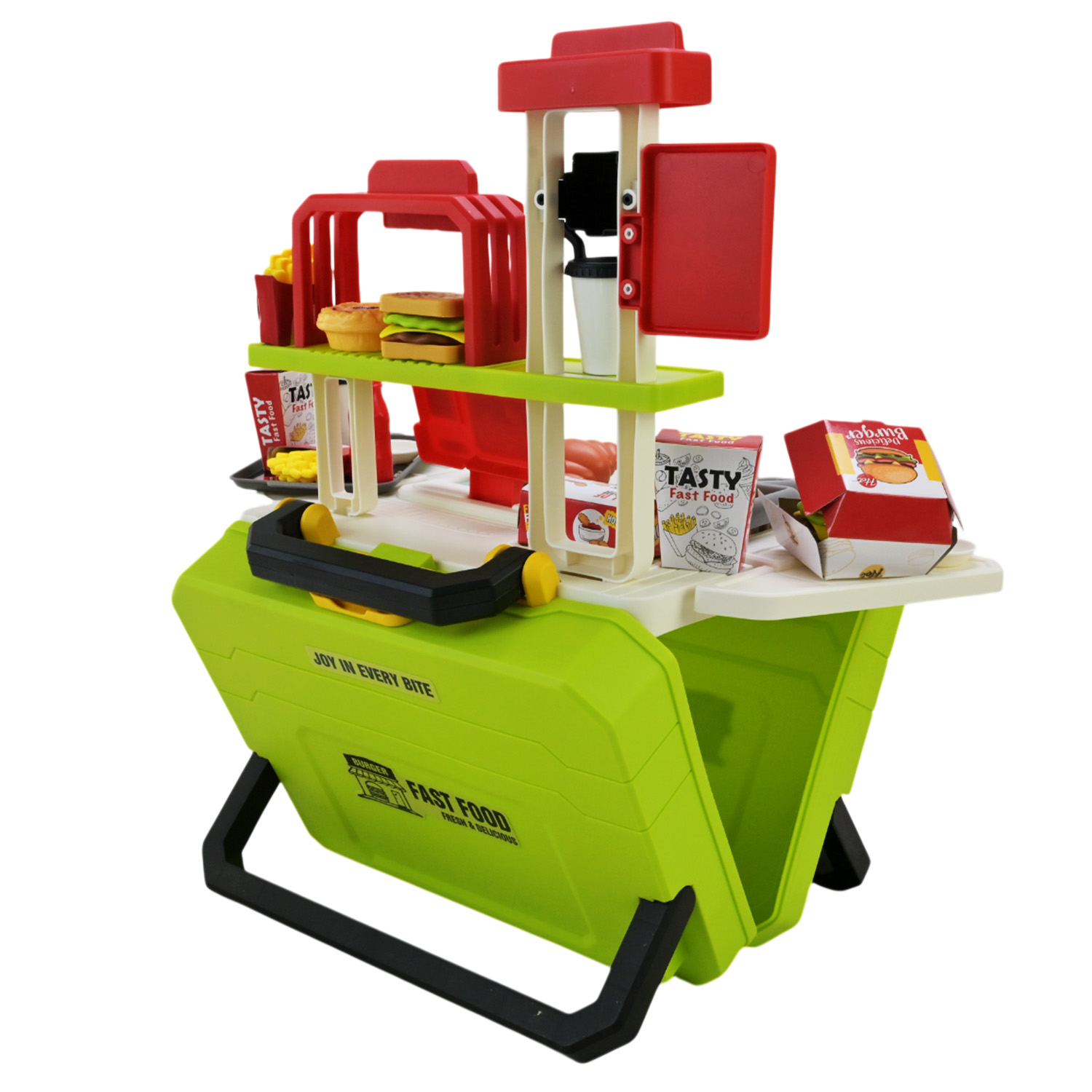 Кафе набір арт. 668-160 (36шт) фаст фуд, аксес короб. 25*8*19см