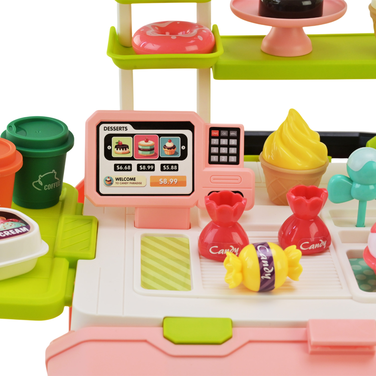 Кафе набір арт. 668-161/162 (36шт) мікс 2 види, кондитерська, аксес короб. 25*8*19см