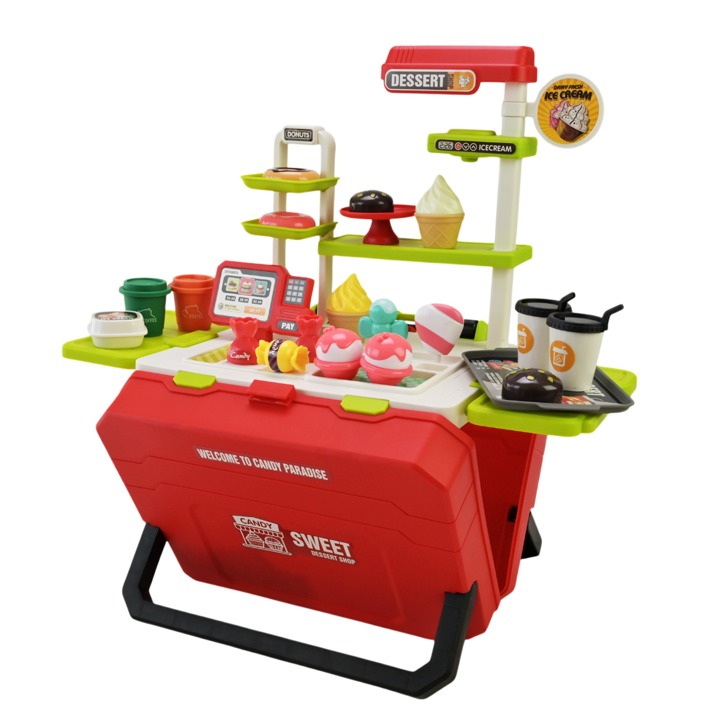 Кафе набір арт. 668-161/162 (36шт) мікс 2 види, кондитерська, аксес короб. 25*8*19см