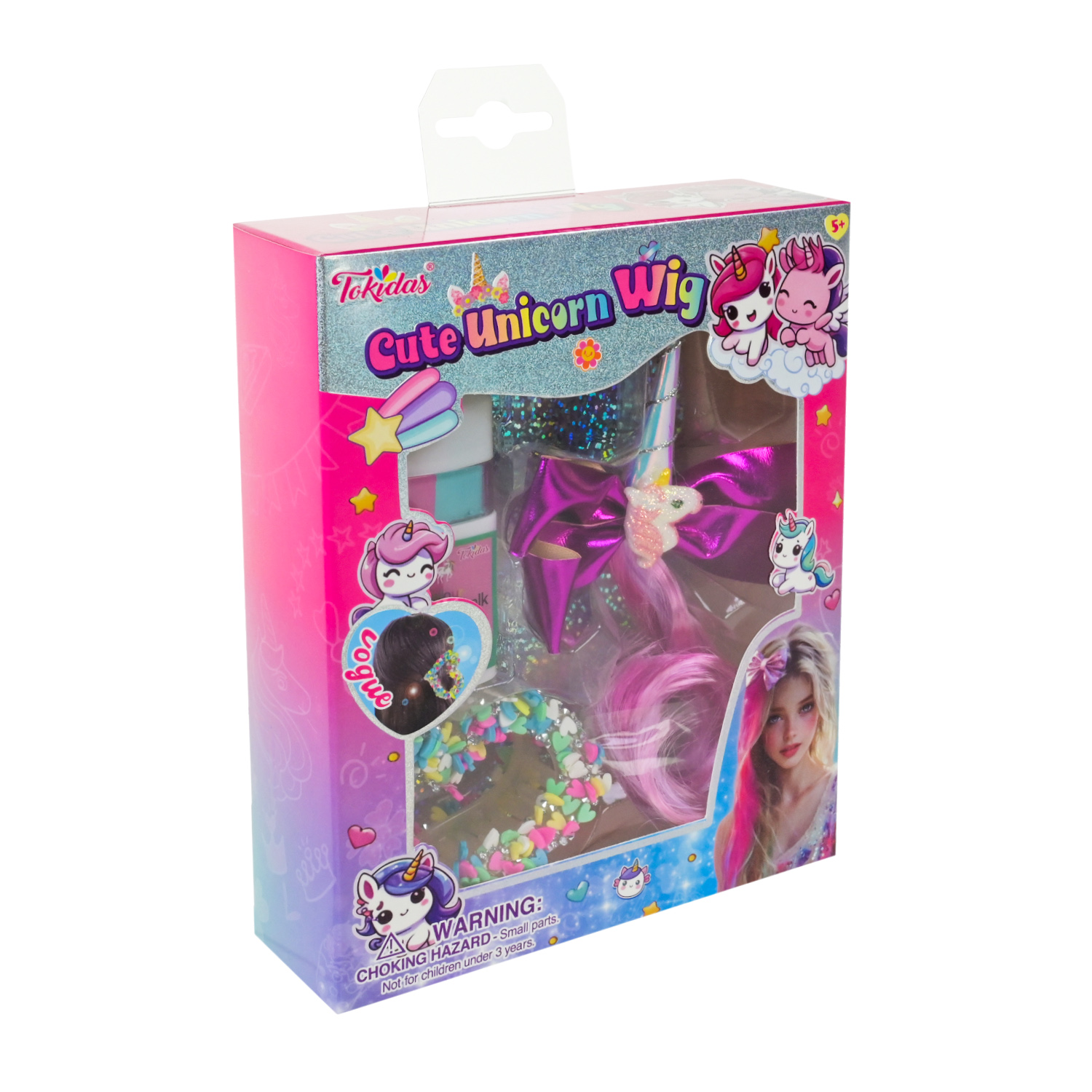 Косметика набір арт. T305 (48шт/4) аксес для волосся. Крейда для волосся короб. 14,5*4,5*18см