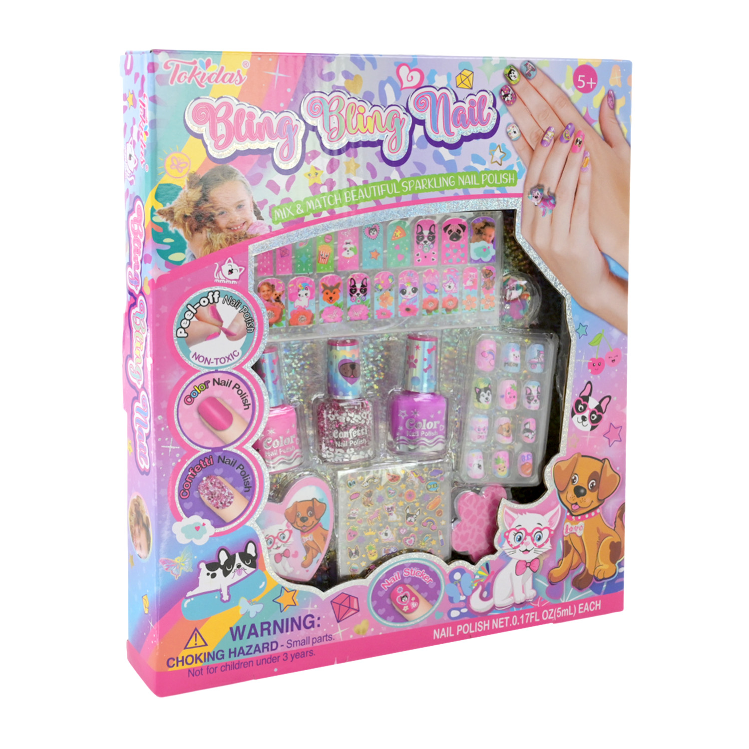 Косметика набір арт. N02D (24шт) маникюрний набір, аксес короб. 25*4*29см