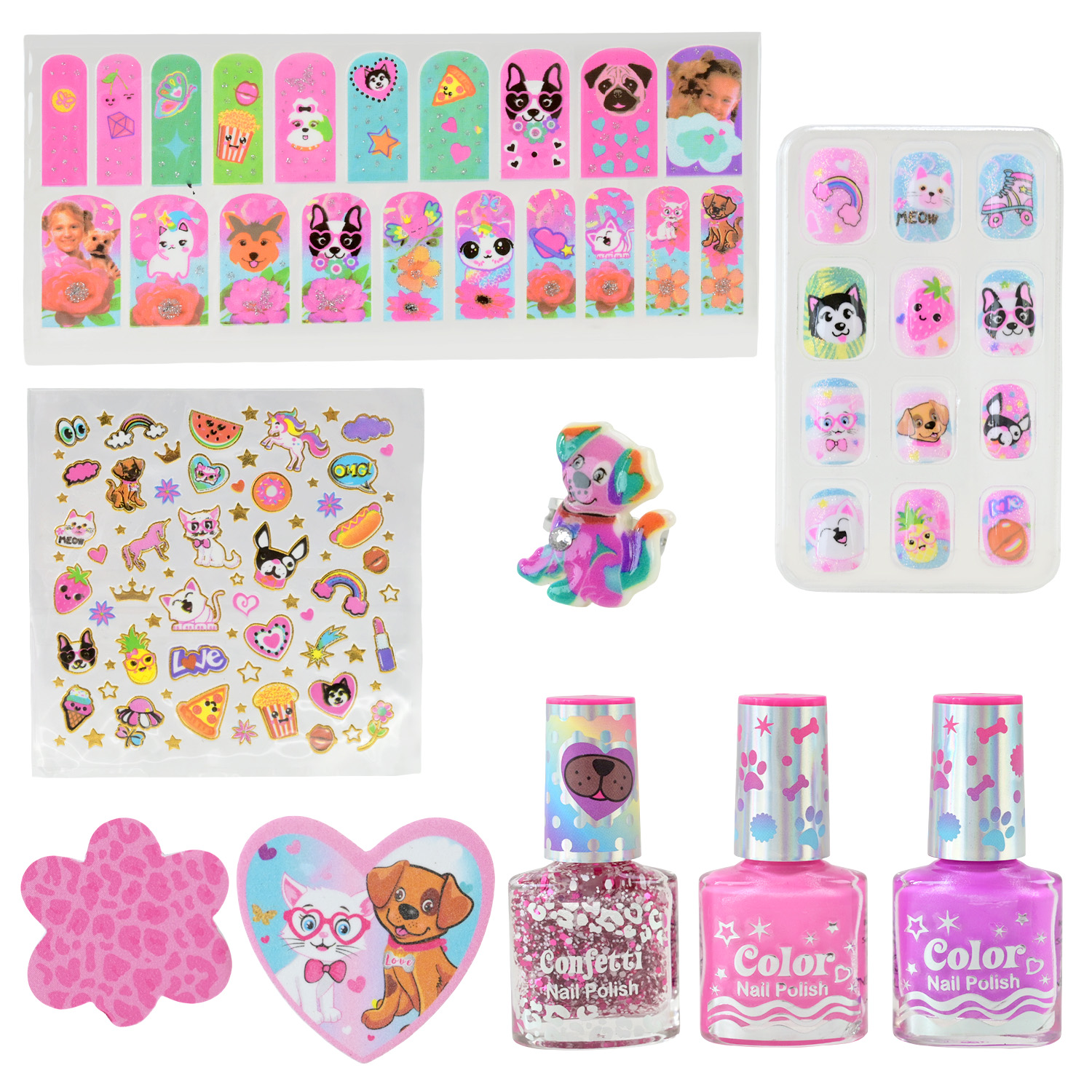 Косметика набір арт. N02D (24шт) маникюрний набір, аксес короб. 25*4*29см