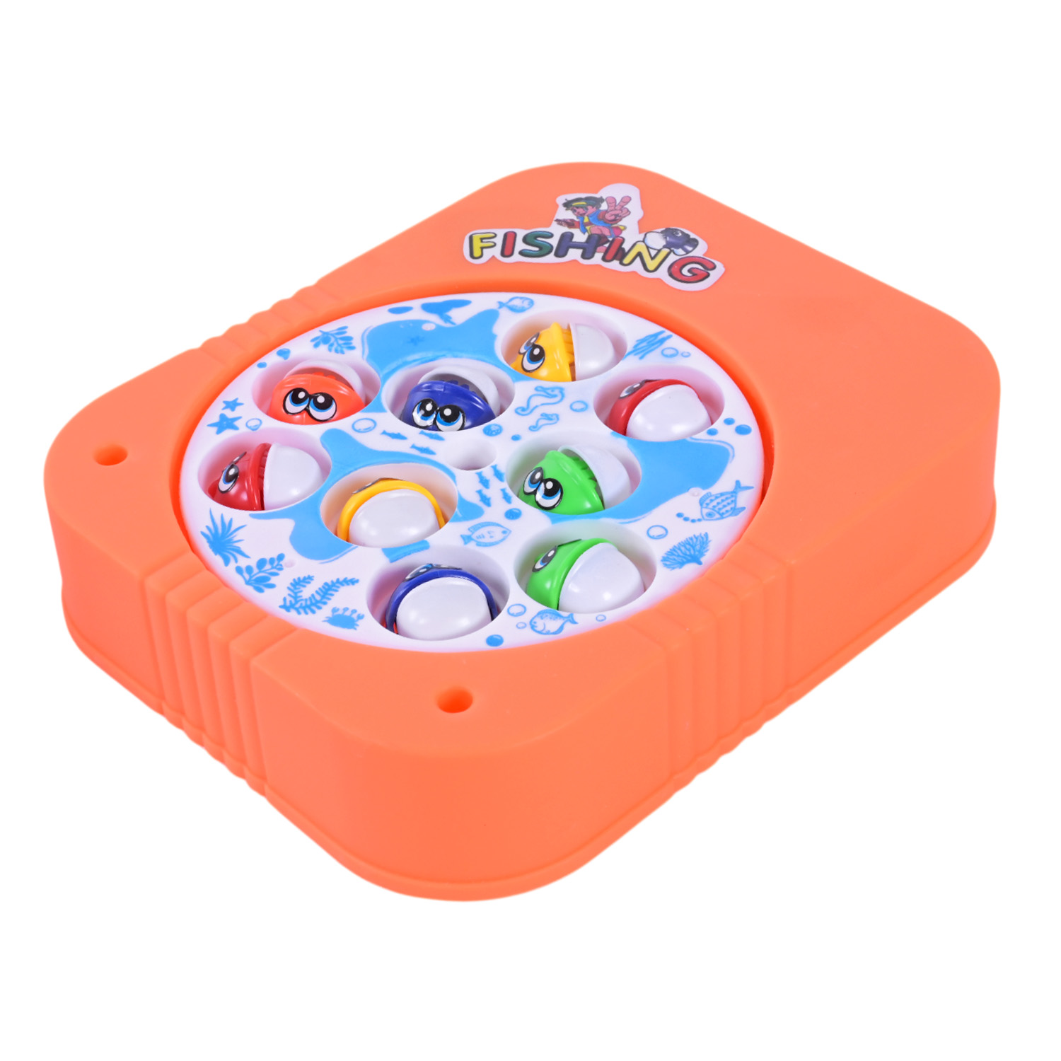 Рибалка батар. арт. 8269 (192шт/2) 4 кольори мікс, вудка, рибки, короб. 16,3*3,6*13,9см