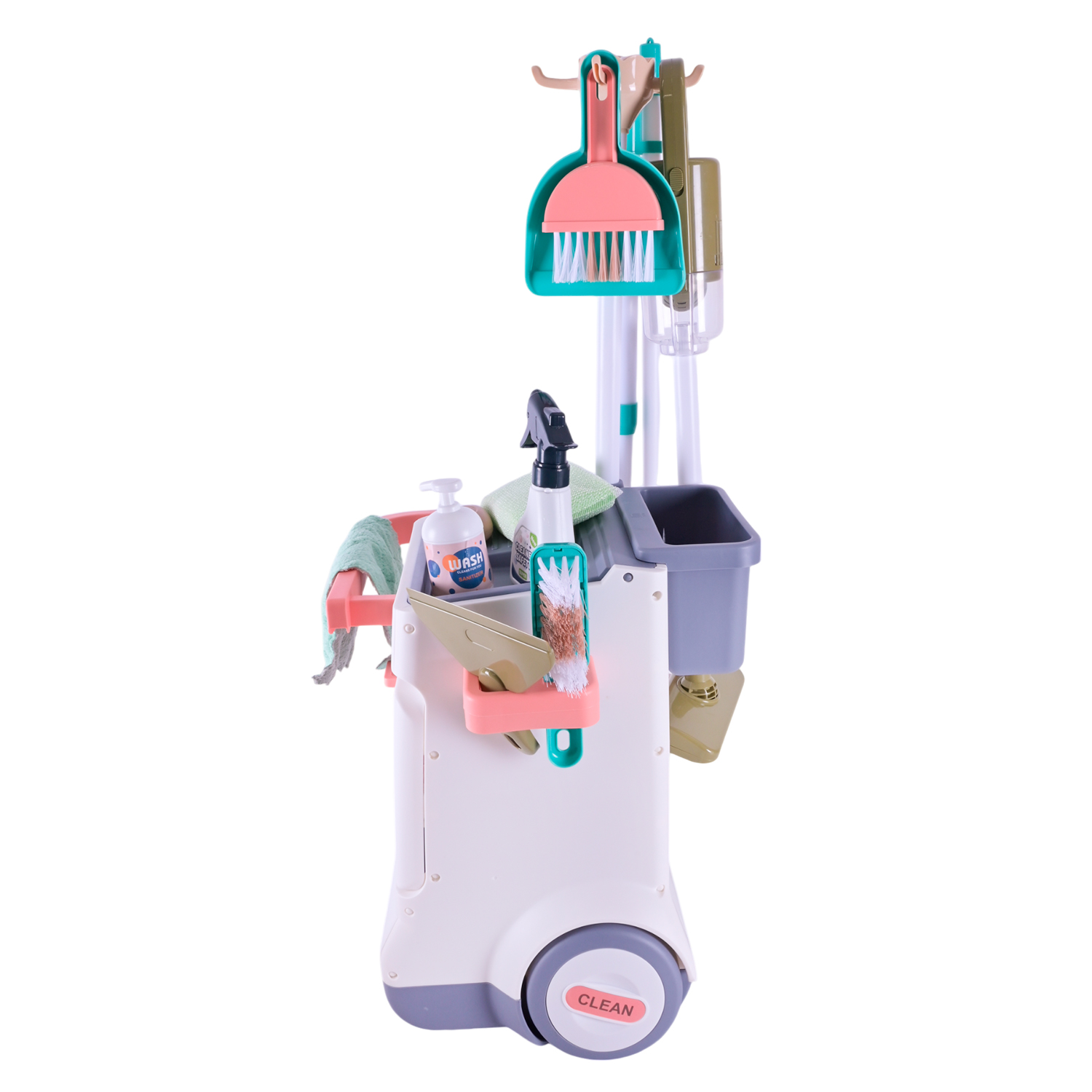 Прибиральника набір арт. 667-62 (12шт) батар. стійка, аксес, 20 деталей короб. 41*13*25,5см