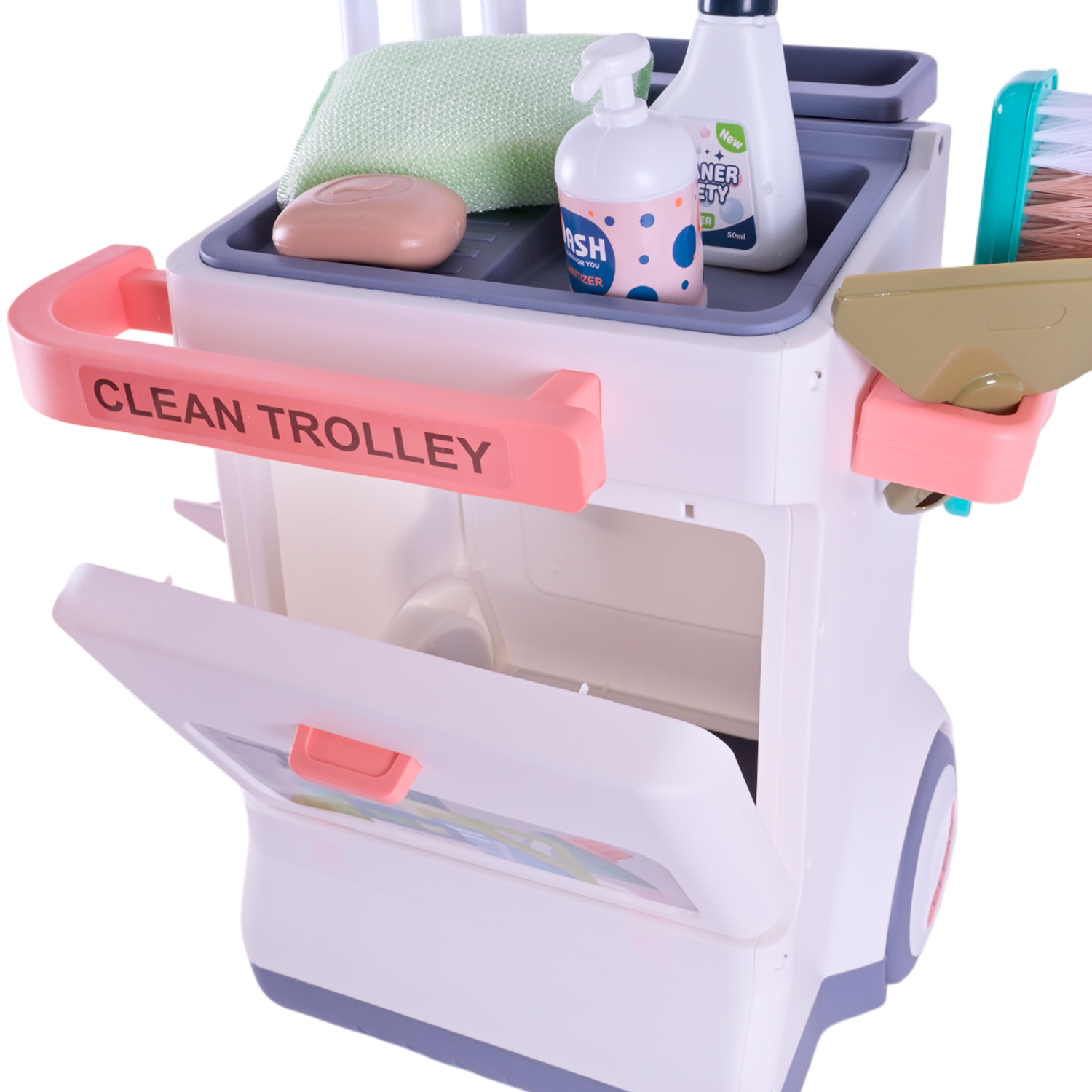 Прибиральника набір арт. 667-62 (12шт) батар. стійка, аксес, 20 деталей короб. 41*13*25,5см