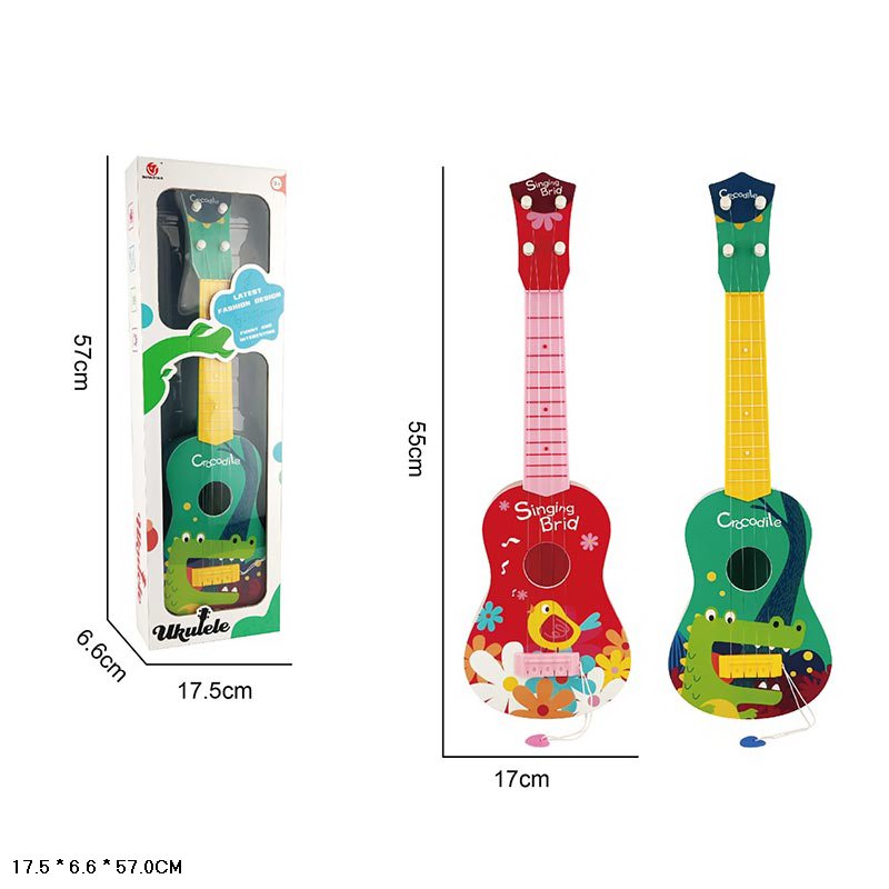 Гітара арт. YX55A (48шт)  2 кольори мікс, у короб. 17,5*6,6*57см