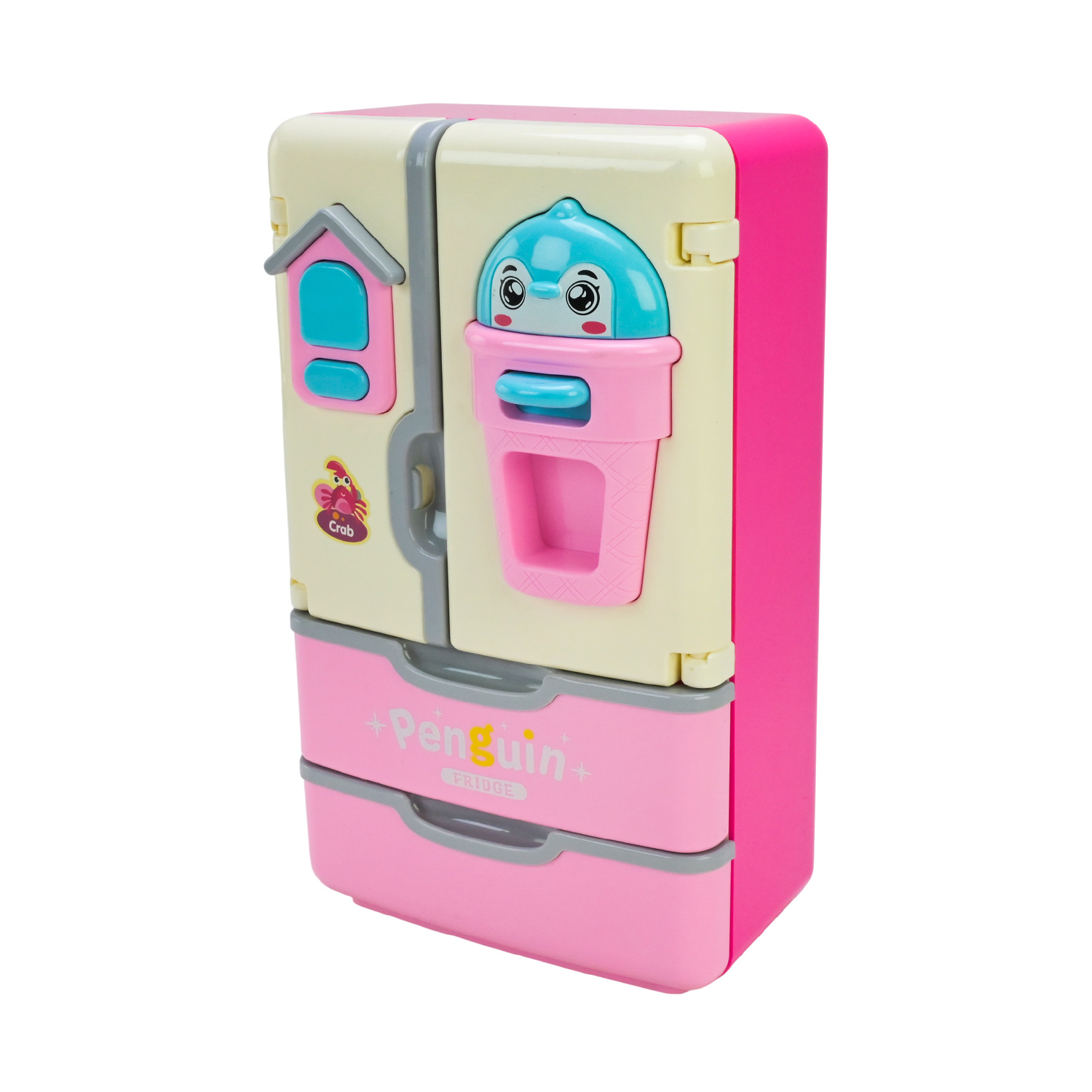 Побутова техніка арт. 1819 (36шт/2) батар. світло,холодильник, продукти, короб. 24*10*15