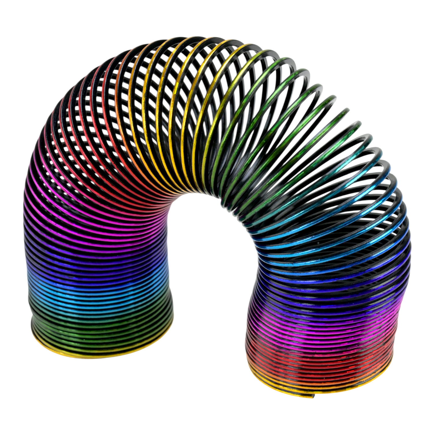 Пружинка "Веселка" Yabba Dabba арт. YD2547 (288шт/2) 2 кольори мікс, р-р 5*5*15см, короб.5,3*5,3*15,5 см