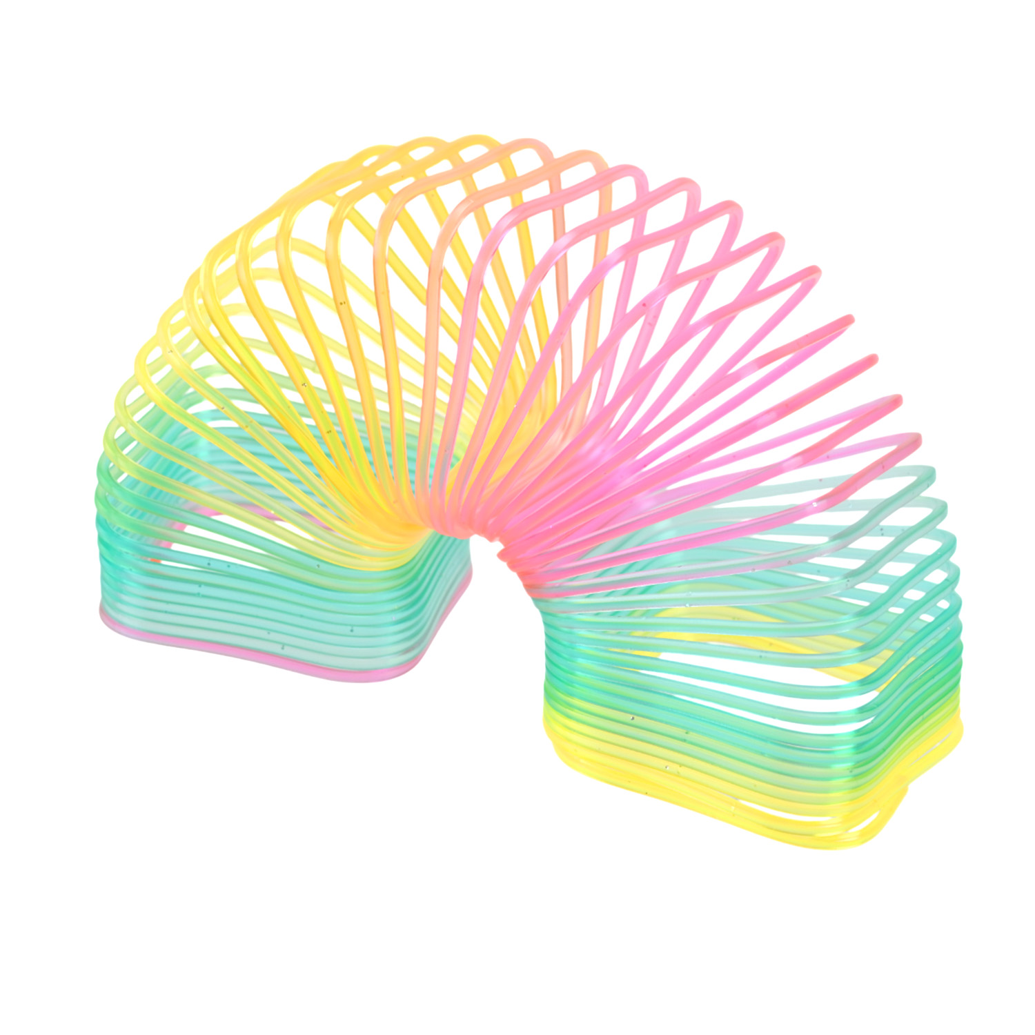 Пружинка "Веселка" Yabba Dabba арт. YD2550 (240шт/2) 2 кольори мікс, сітка 6,5*6,5*10см