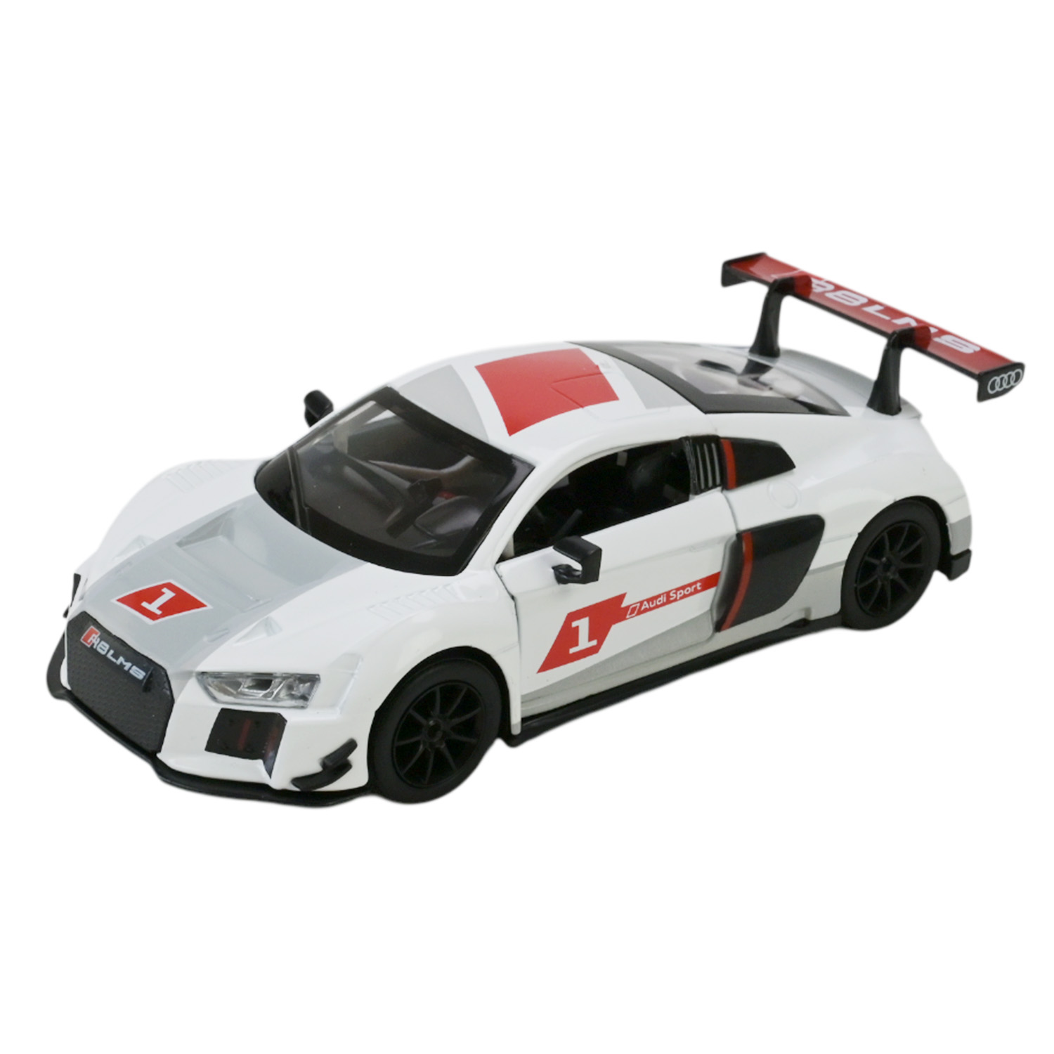 Машина мет. АВТОПРОМ арт. 68370 (48шт/2) 1:32 "AUDI R8 LMS", батар, світ., звук, відкр.двері, короб.18 * 9 * 8 см