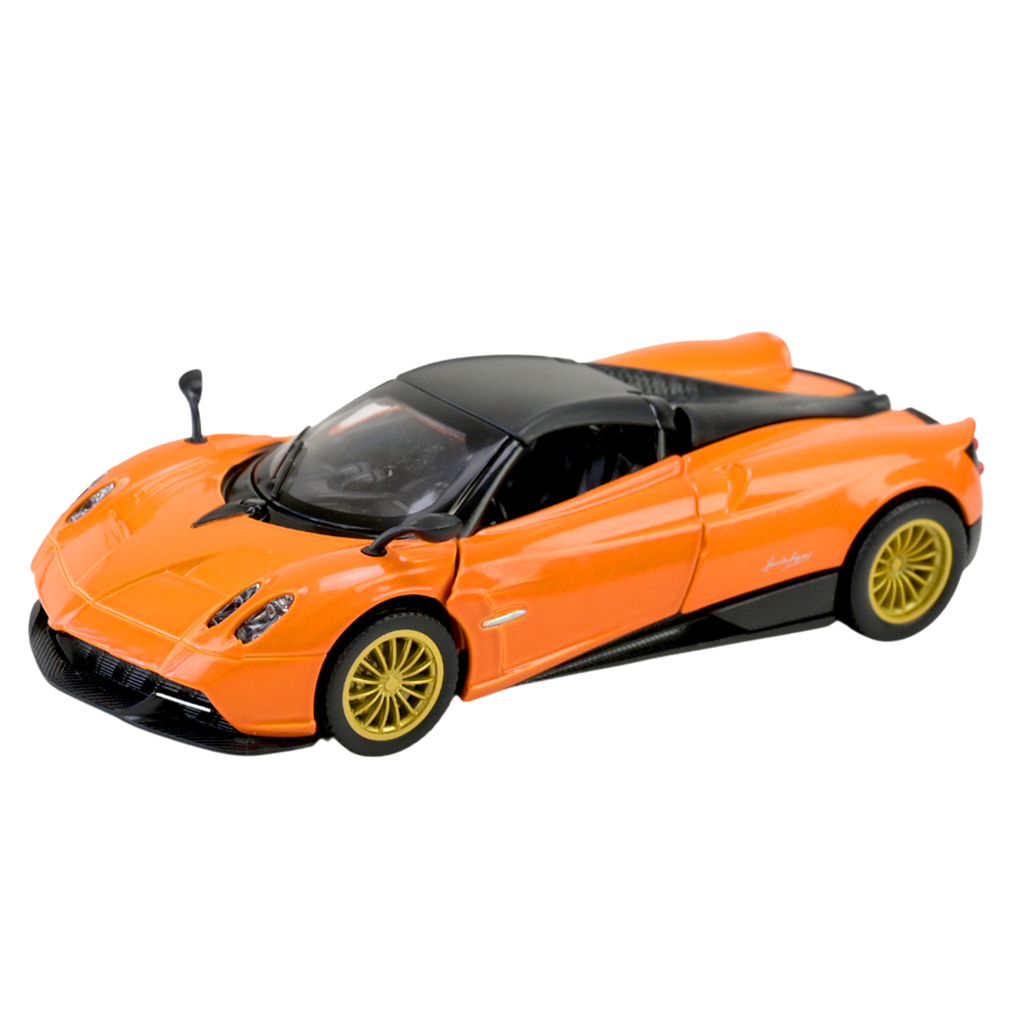 Машина мет. АВТОПРОМ арт. 68435 (48шт/2) 2 кольори, багажник 1:32 Pagani Huayra Roadster, бат., світло, звук, відчиняються двері, короб. 18*8*9 см