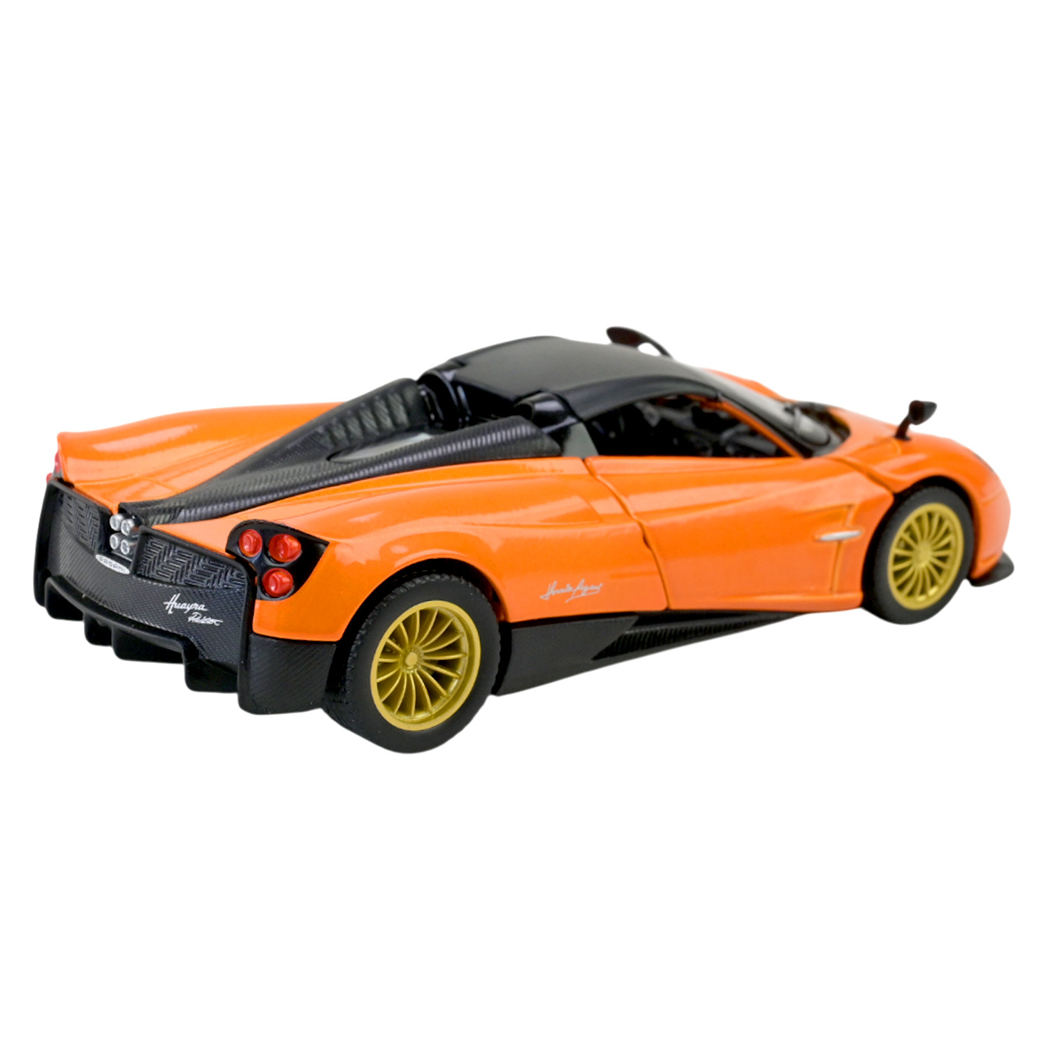 Машина мет. АВТОПРОМ арт. 68435 (48шт/2) 2 кольори, багажник 1:32 Pagani Huayra Roadster, бат., світло, звук, відчиняються двері, короб. 18*8*9 см