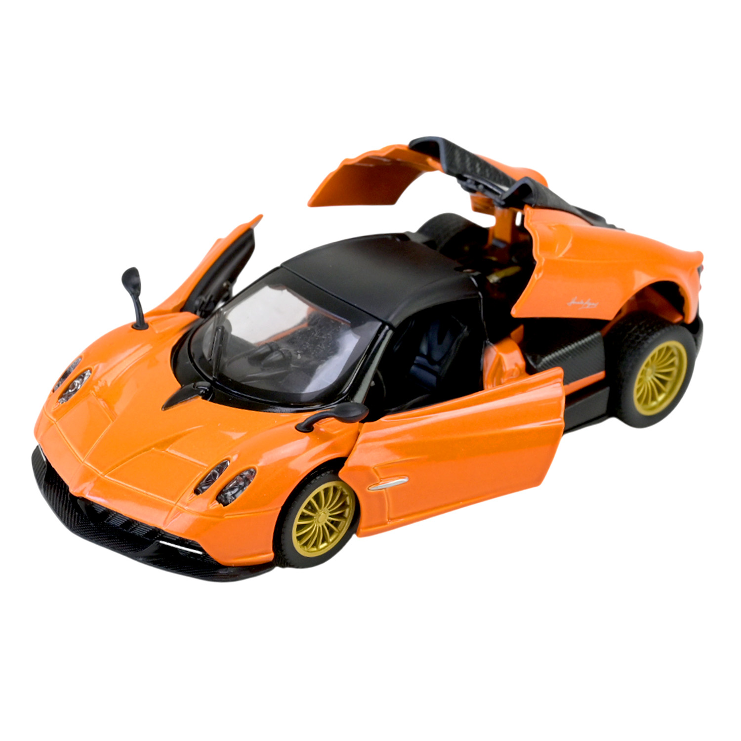 Машина мет. АВТОПРОМ арт. 68435 (48шт/2) 2 кольори, багажник 1:32 Pagani Huayra Roadster, бат., світло, звук, відчиняються двері, короб. 18*8*9 см