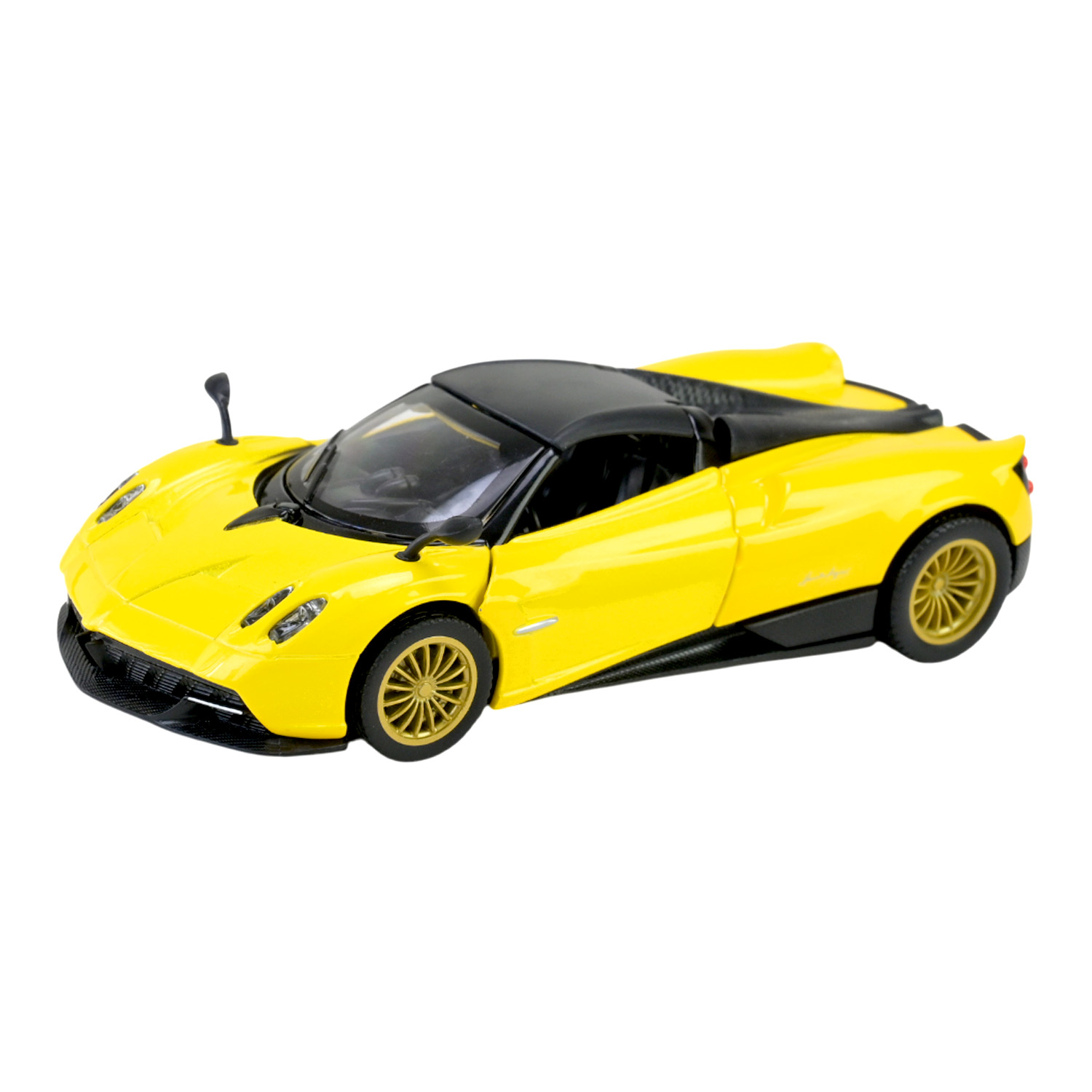 Машина мет. АВТОПРОМ арт. 68435 (48шт/2) 2 кольори, багажник 1:32 Pagani Huayra Roadster, бат., світло, звук, відчиняються двері, короб. 18*8*9 см