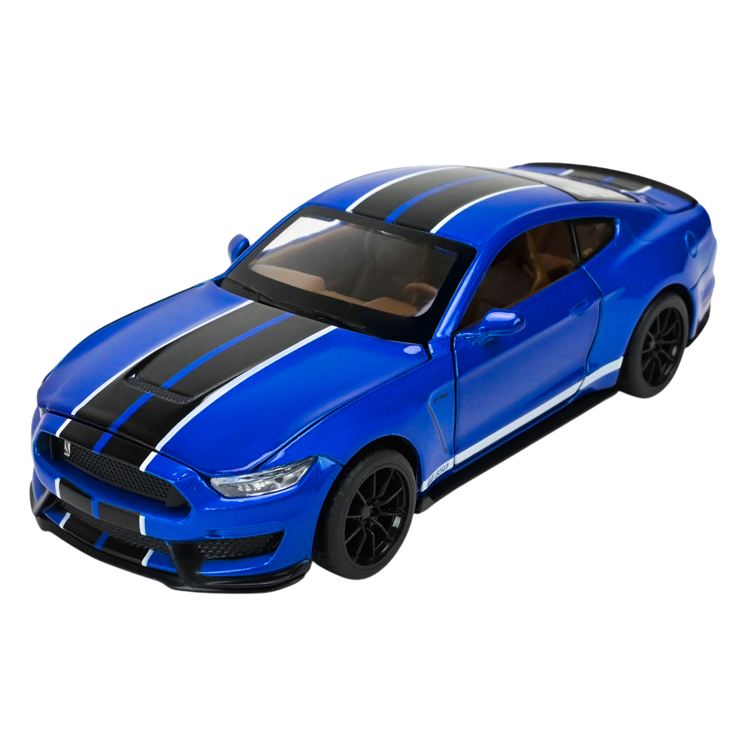Машина мет. АВТОПРОМ арт. 68441 (7948) (48шт/2) 1:32 Ford Shelby GT350, 2 кольори, світло,звук, короб. 18*9*8см