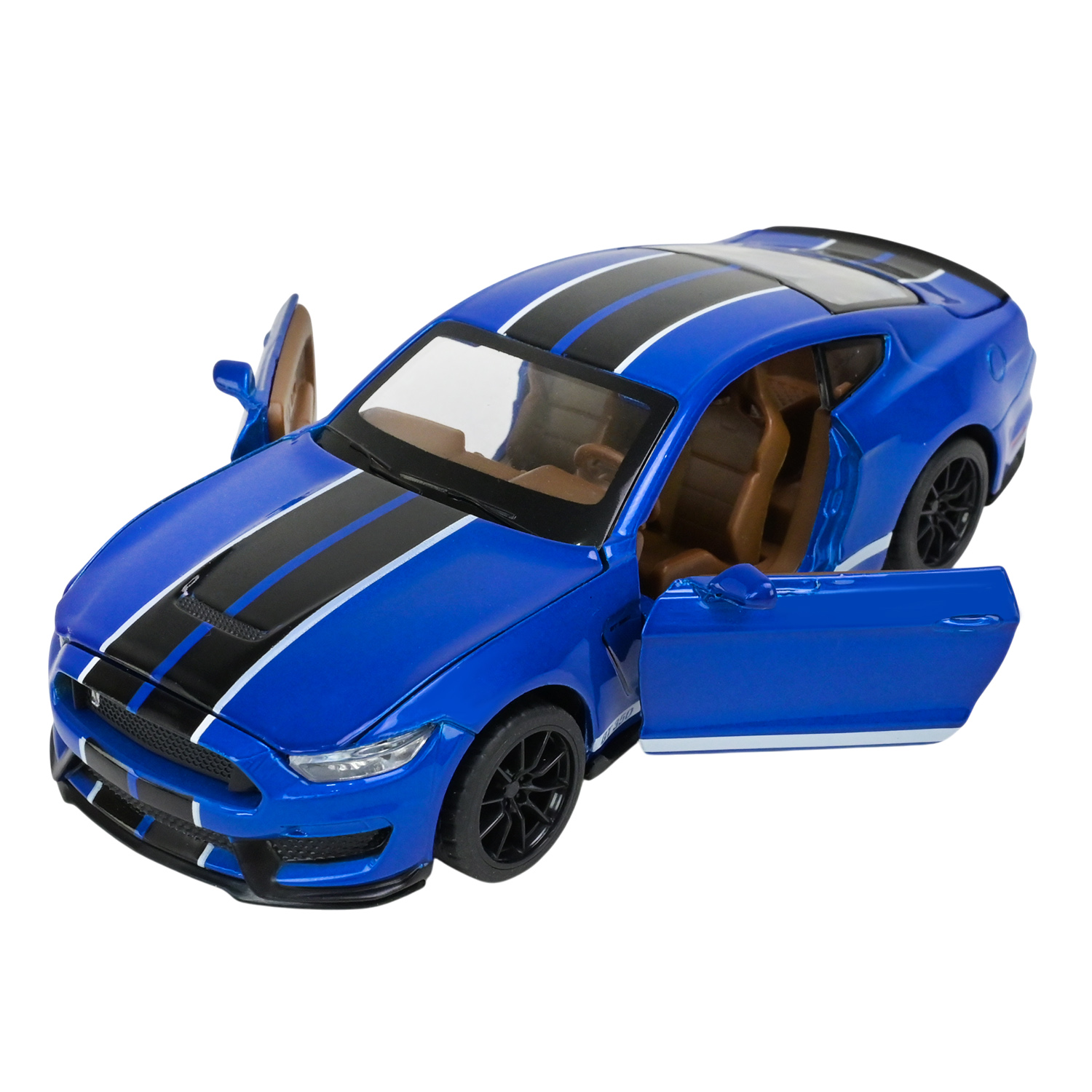 Машина мет. АВТОПРОМ арт. 68441 (7948) (48шт/2) 1:32 Ford Shelby GT350, 2 кольори, світло,звук, короб. 18*9*8см