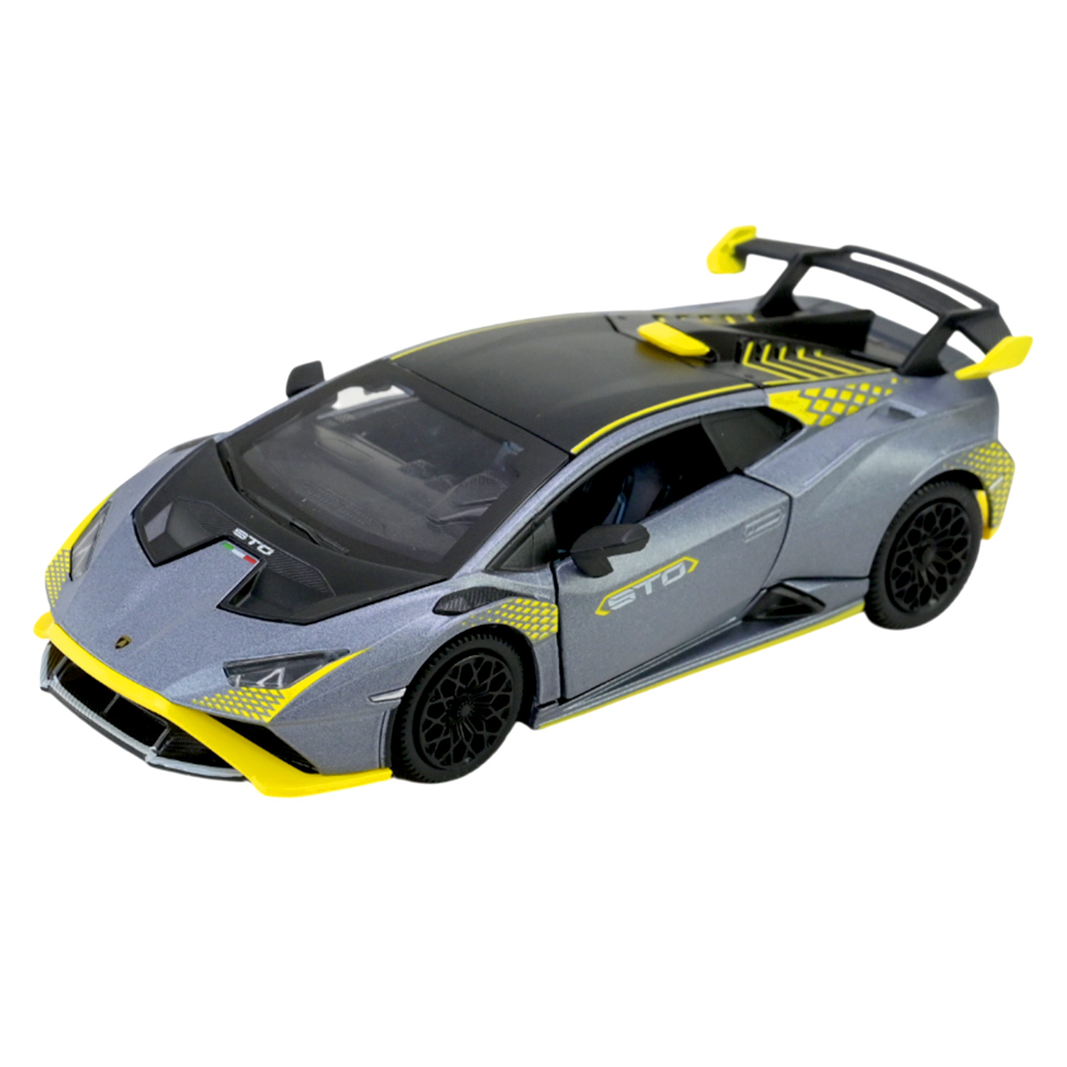 Машина мет. АВТОПРОМ арт. 68716G (48шт/2) 1:32 "Lamborghini STO", батар, світ., звук, відкр.двері, короб.18 * 9 * 8 см