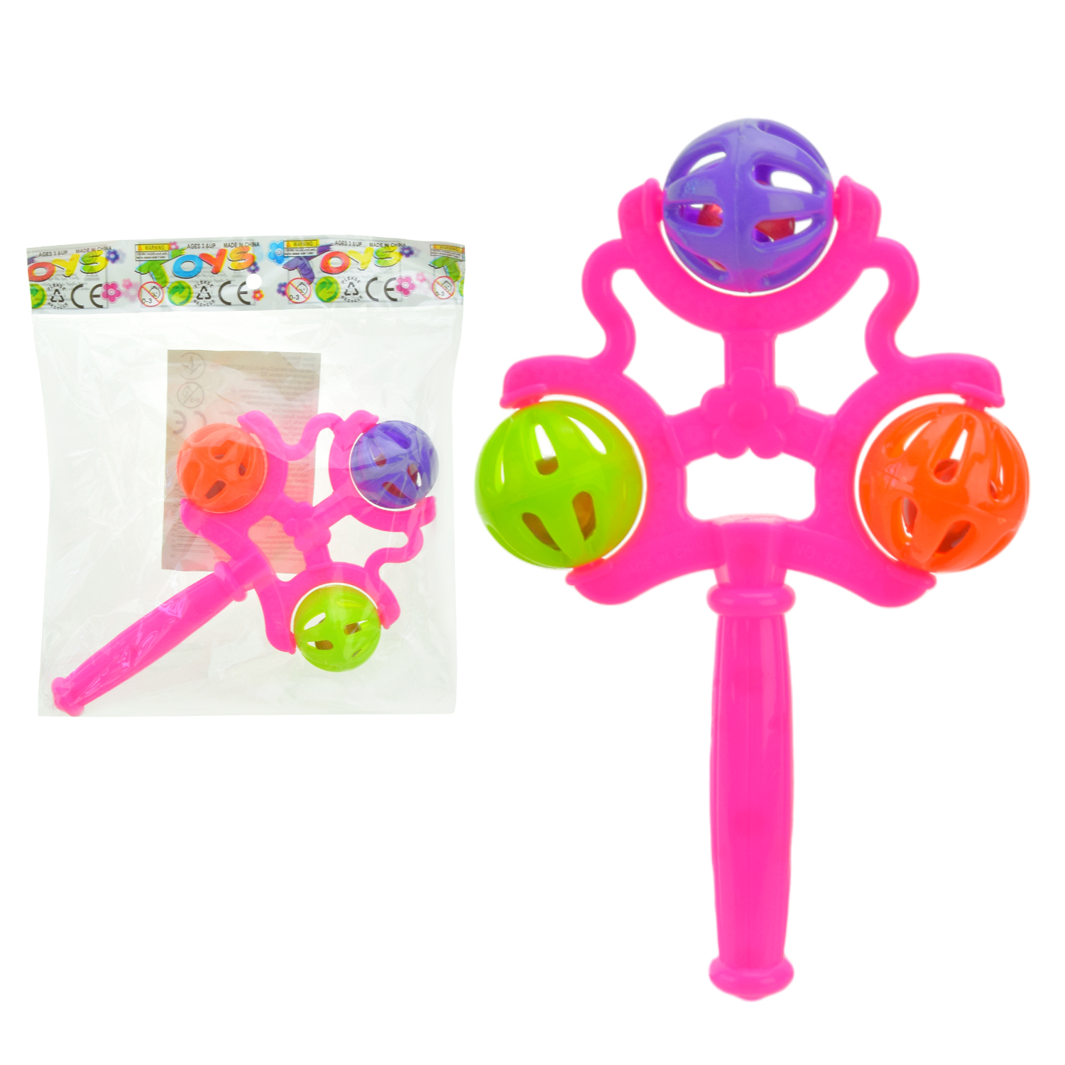 Брязкальце у ручку арт. 929-24A (720шт/2) пакет 18*10см