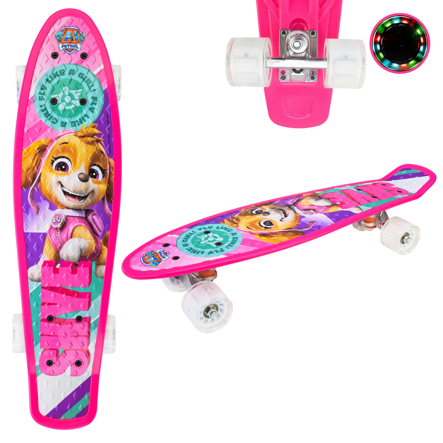 Пенні борд арт. PP2506 (8шт) Paw Patrol 56*15 см, колеса PU світло 56х15х13 см
