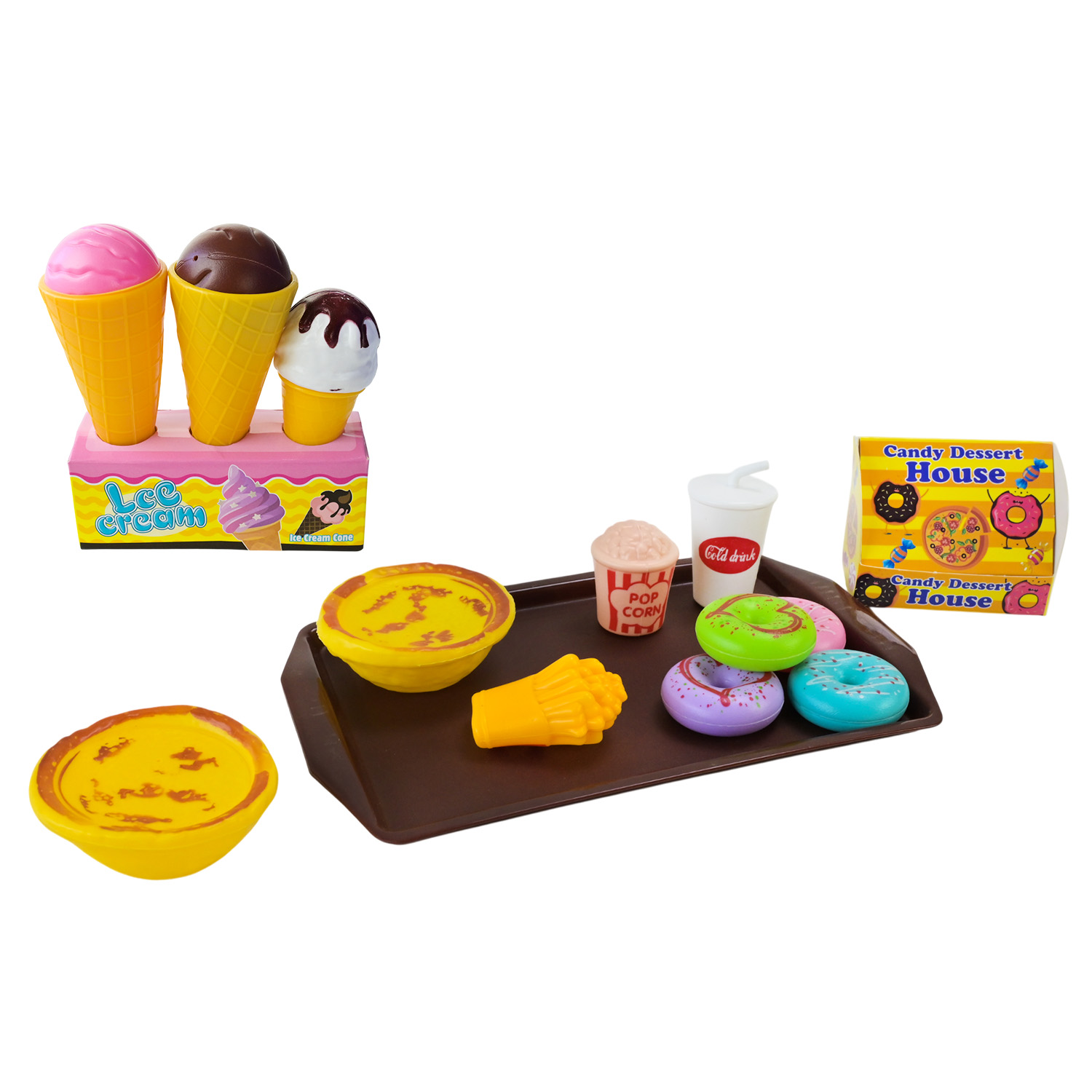 Намет з аксесуарами арт. LCT023B (36шт/2) "Продуктова лавка", р-р намету 64*55*107см, аксесуари набір, короб. 24*9,5*36см