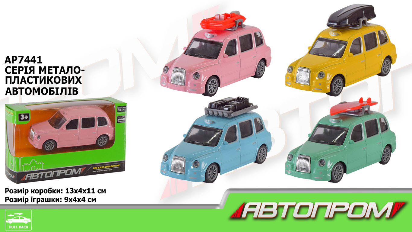 Машина мет. АВТОПРОМ арт. AP7441 (96шт/2) короб.13*4*11см