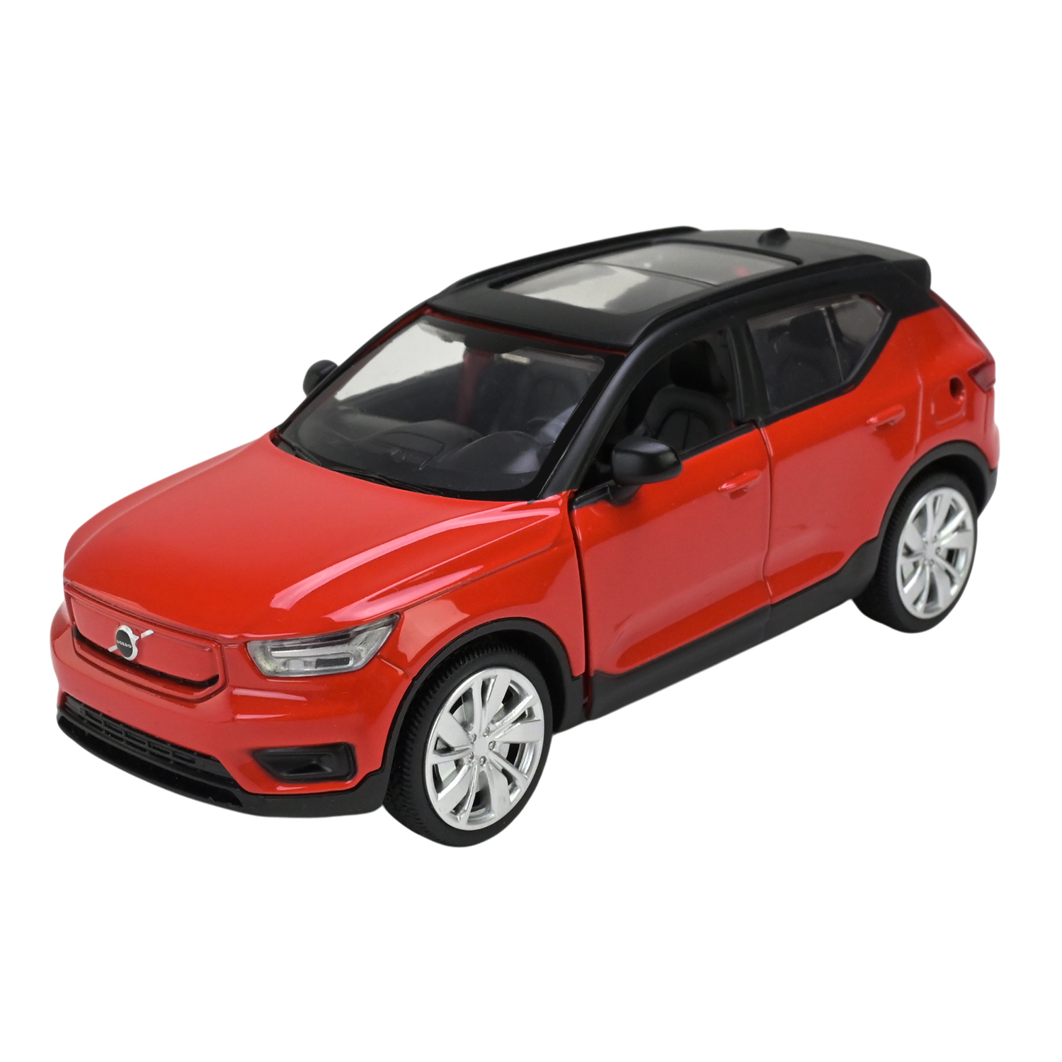 Машина мет. АВТОПРОМ арт. 68703 (32шт) 2кольори 1:32 Volvo XC40 Recharge,батар.,світло,звук,відкр.двері,капот,багаж., у кор.20*9*9см
