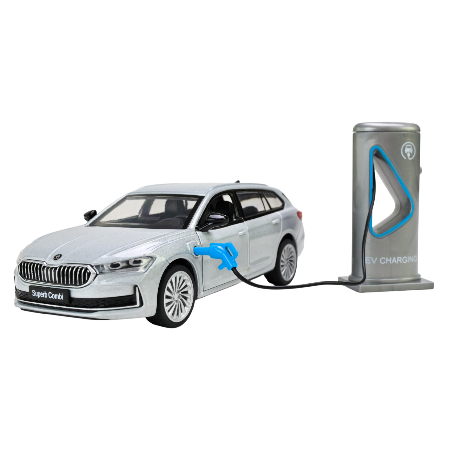 Машина мет. АВТОПРОМ арт. 68744 (32шт) 1:36 Skoda Superb IV Combi,батар.,світло,звук,відкр.двері,капот,багаж., у кор.20*9*9см