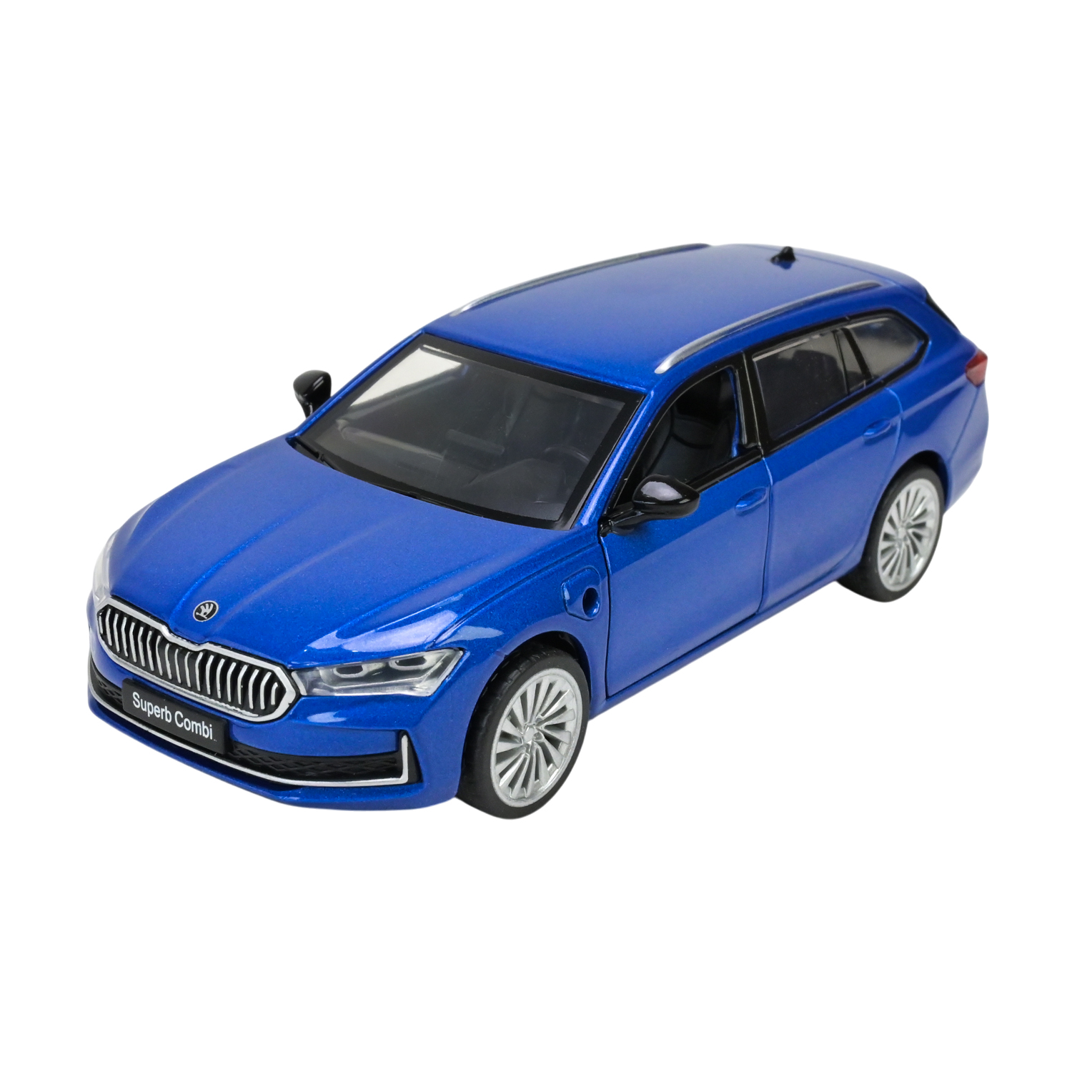 Машина мет. АВТОПРОМ арт. 68744 (32шт) 1:36 Skoda Superb IV Combi,батар.,світло,звук,відкр.двері,капот,багаж., у кор.20*9*9см